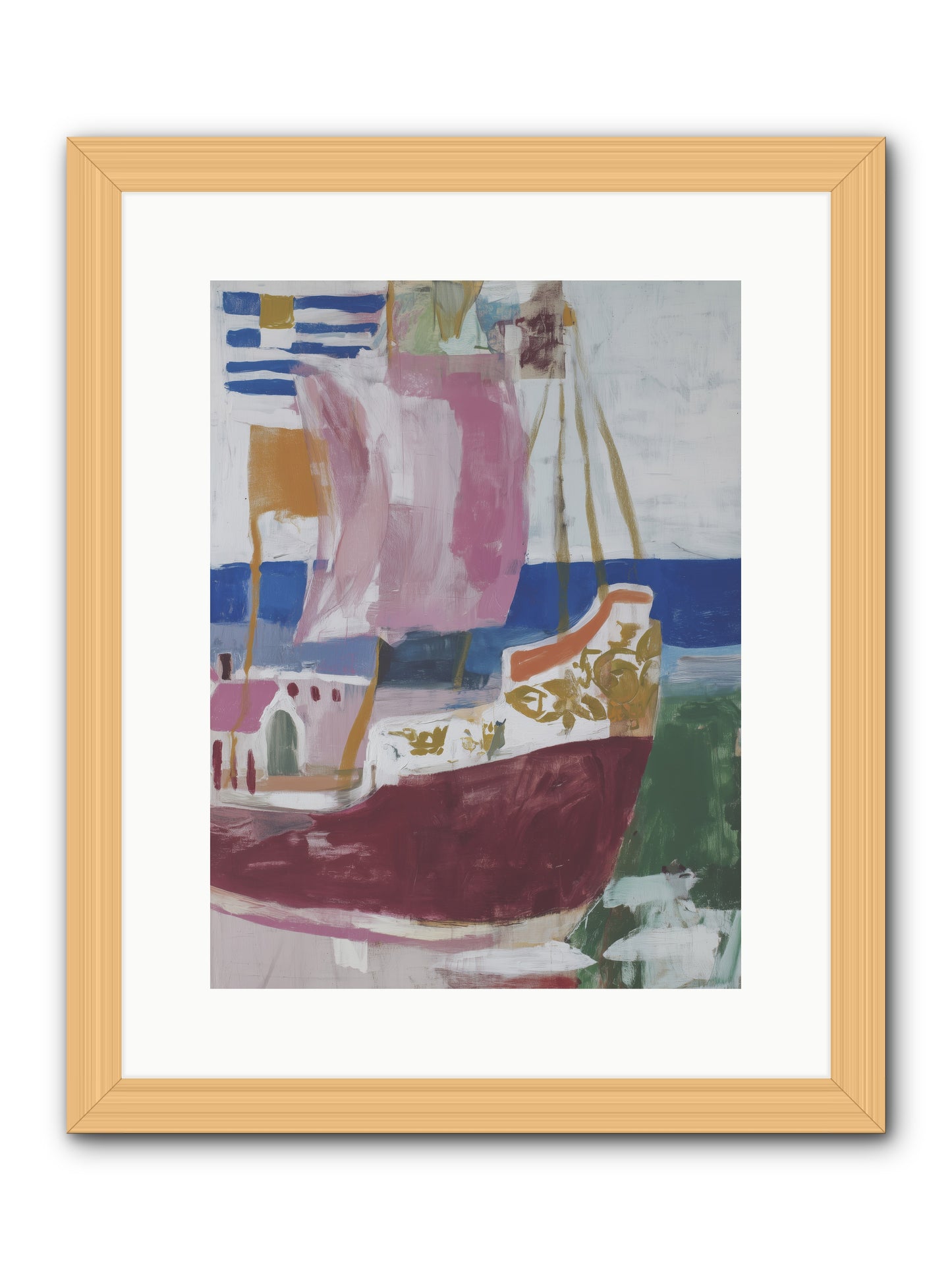 Floating Cathedral -- Framed Print - Natural 12x16