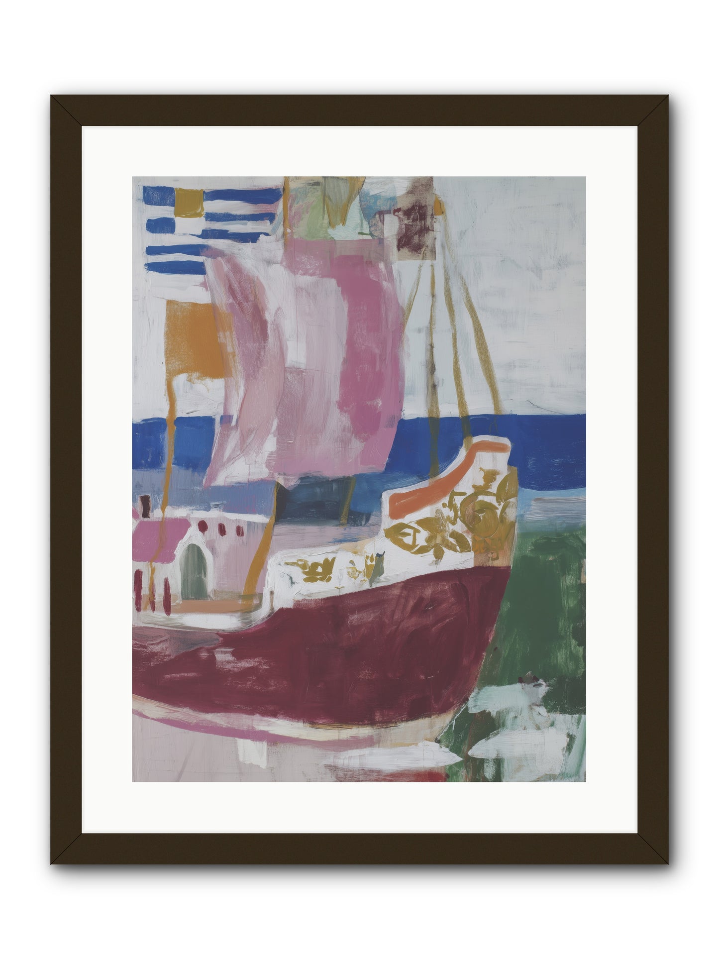 Floating Cathedral -- Framed Print - Black 18x24