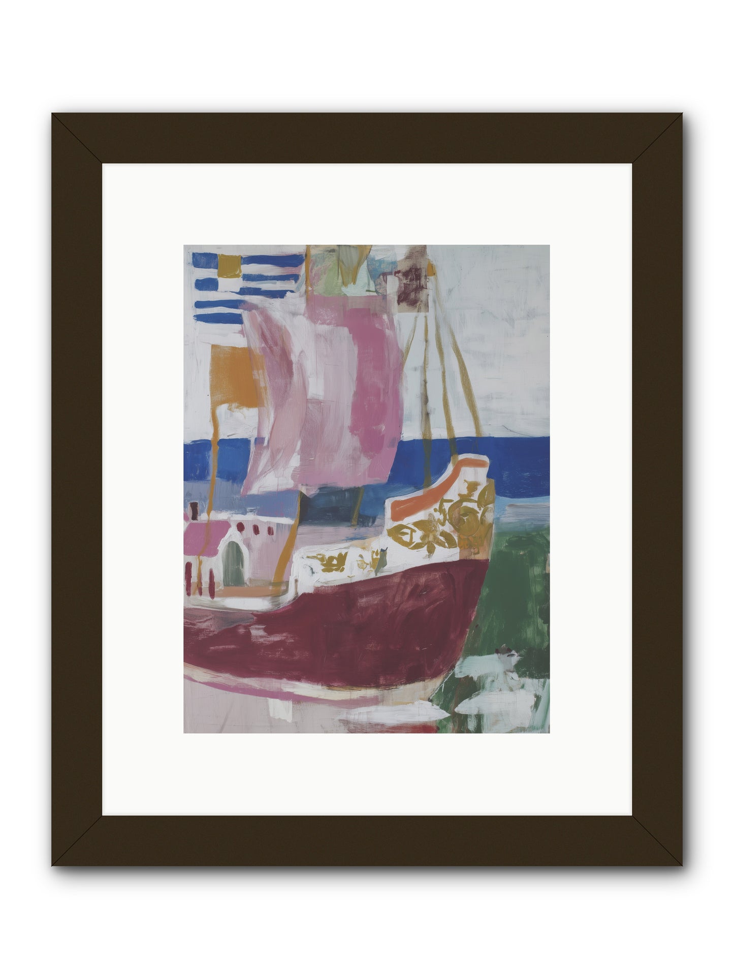 Floating Cathedral -- Framed Print - Black 9x12