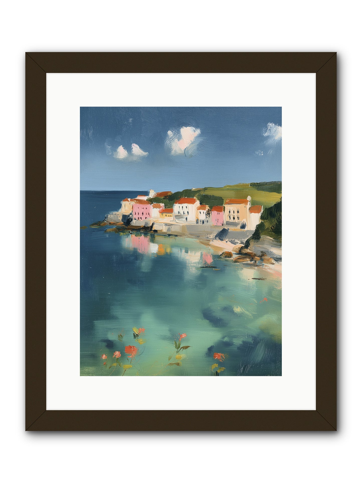 Floating on Dreams -- Framed Print - Black 12x16