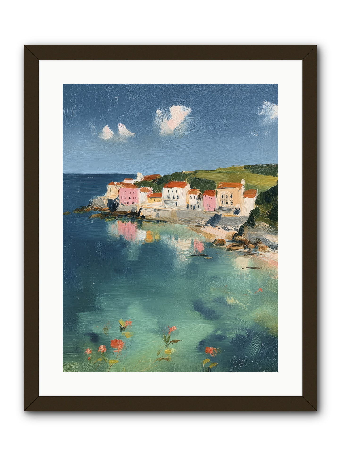 Floating on Dreams -- Framed Print - Black 18x24