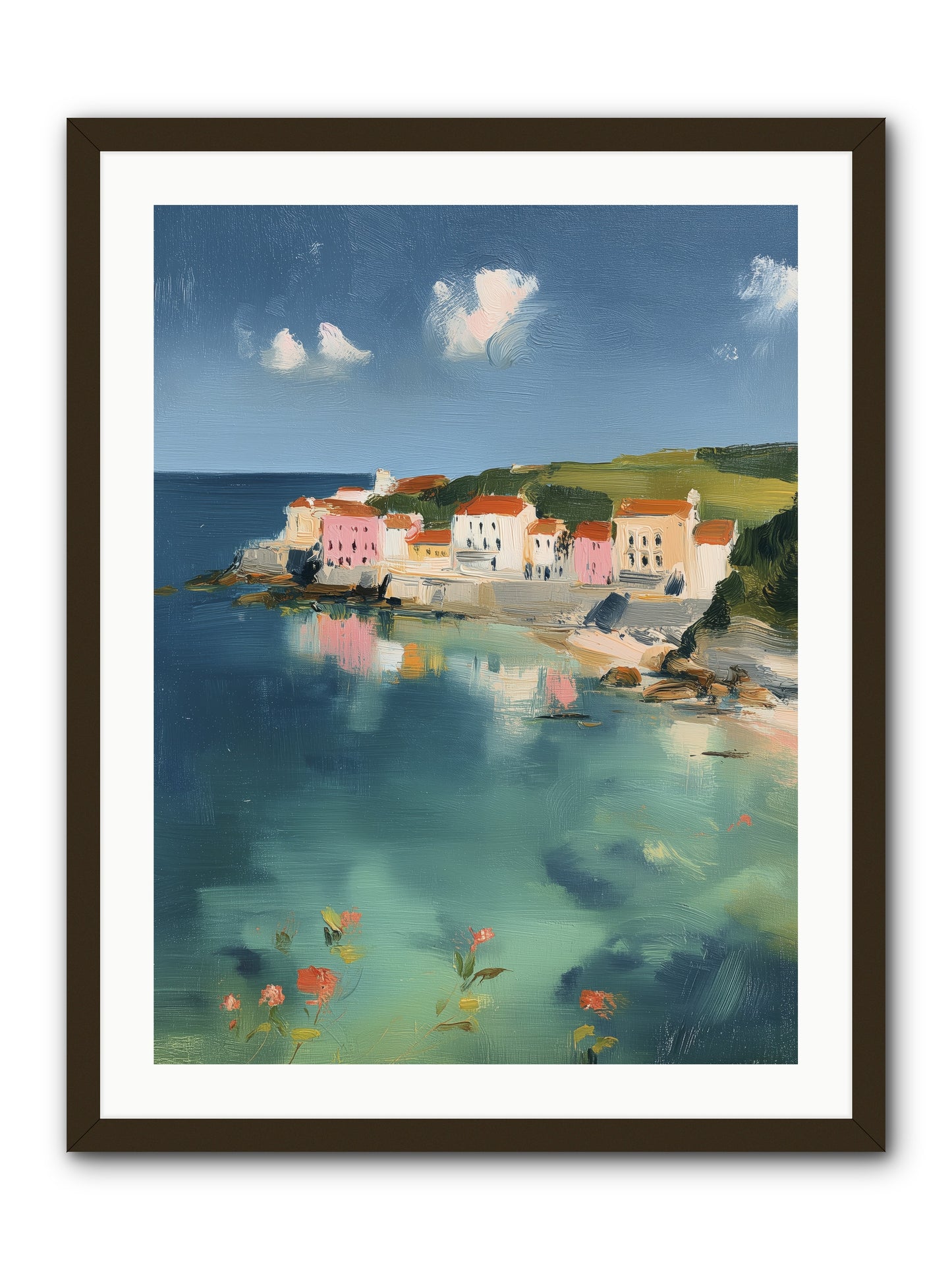 Floating on Dreams -- Framed Print - Black 24x32