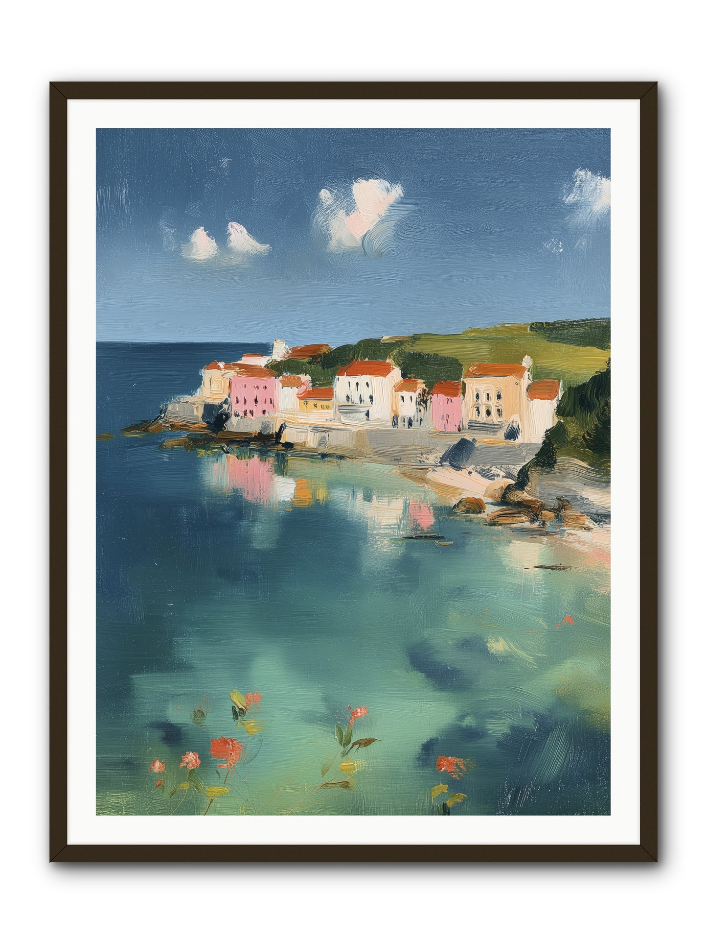 Floating on Dreams -- Framed Print - Black 36x48