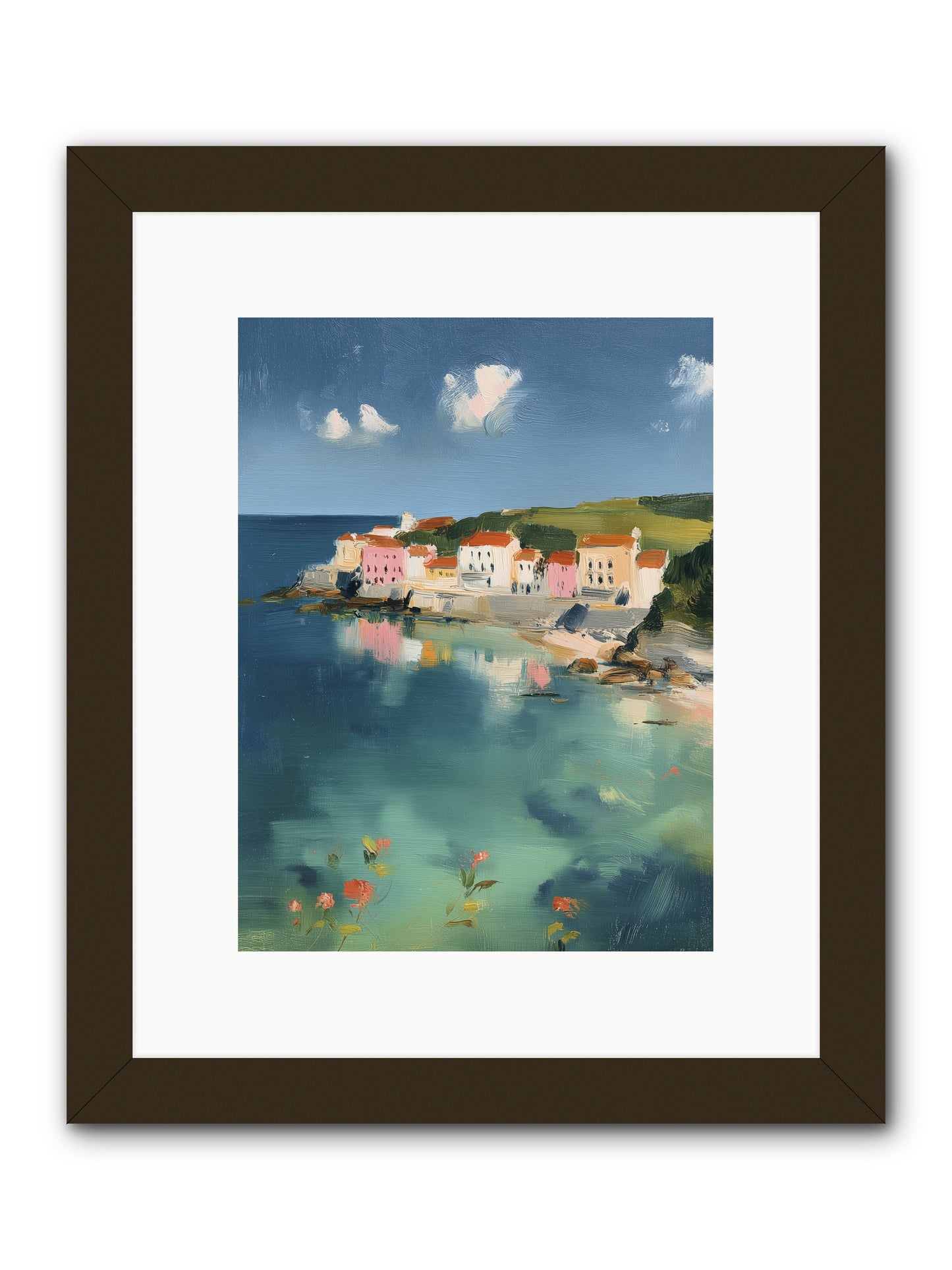 Floating on Dreams -- Framed Print - Black 9x12