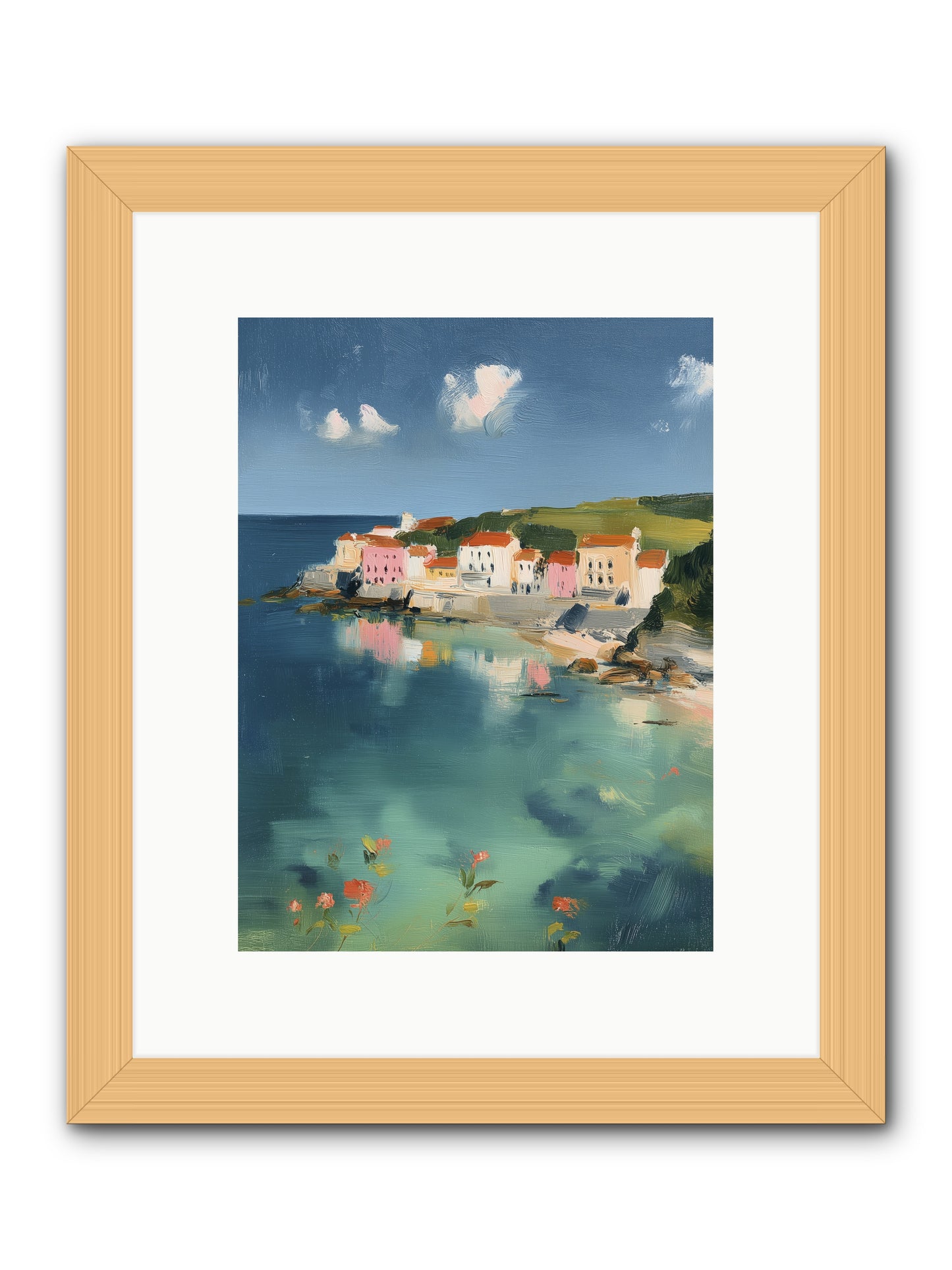 Floating on Dreams -- Framed Print - Natural 9x12