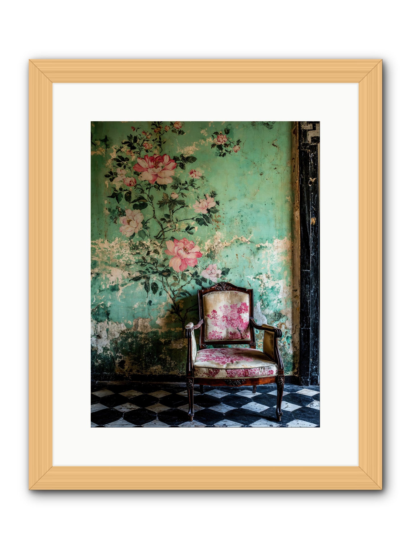 Flora Prophecies -- Framed Print - Natural 12x16