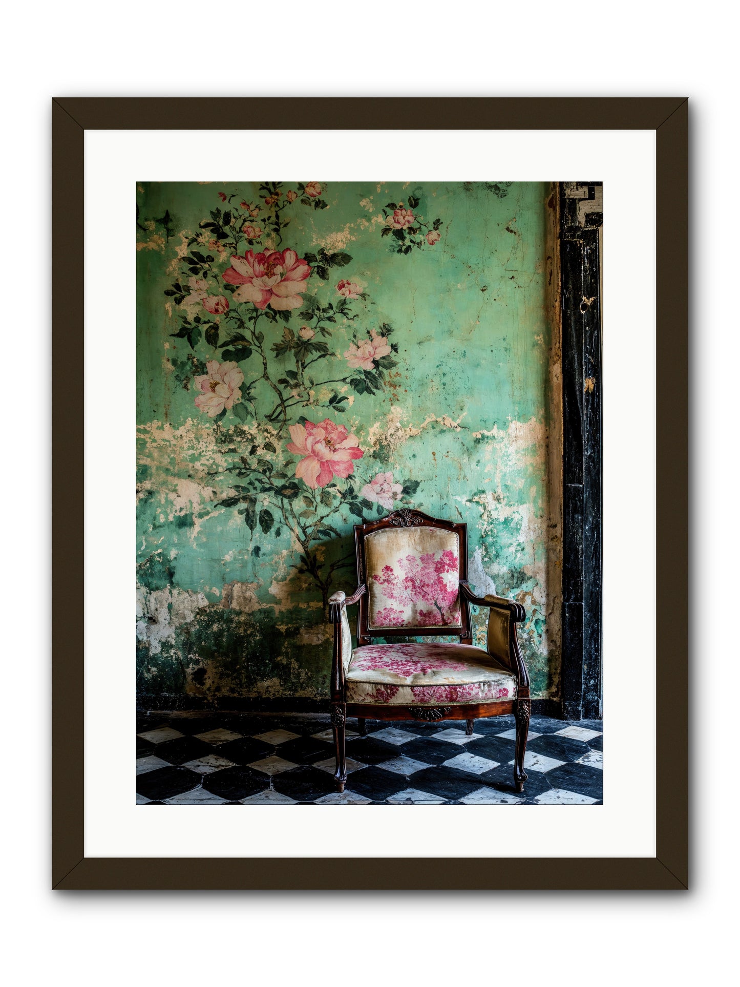 Flora Prophecies -- Framed Print - Black 18x24