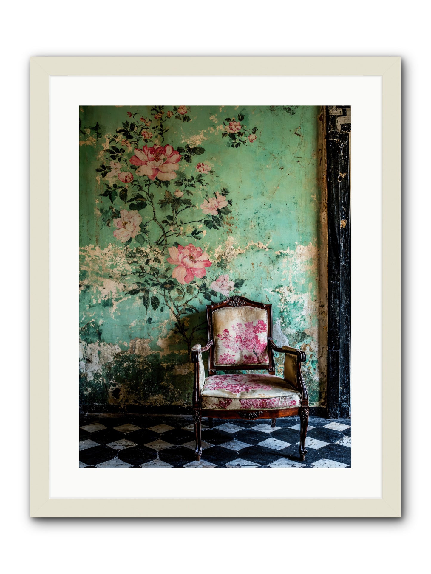 Flora Prophecies -- Framed Print - White 18x24