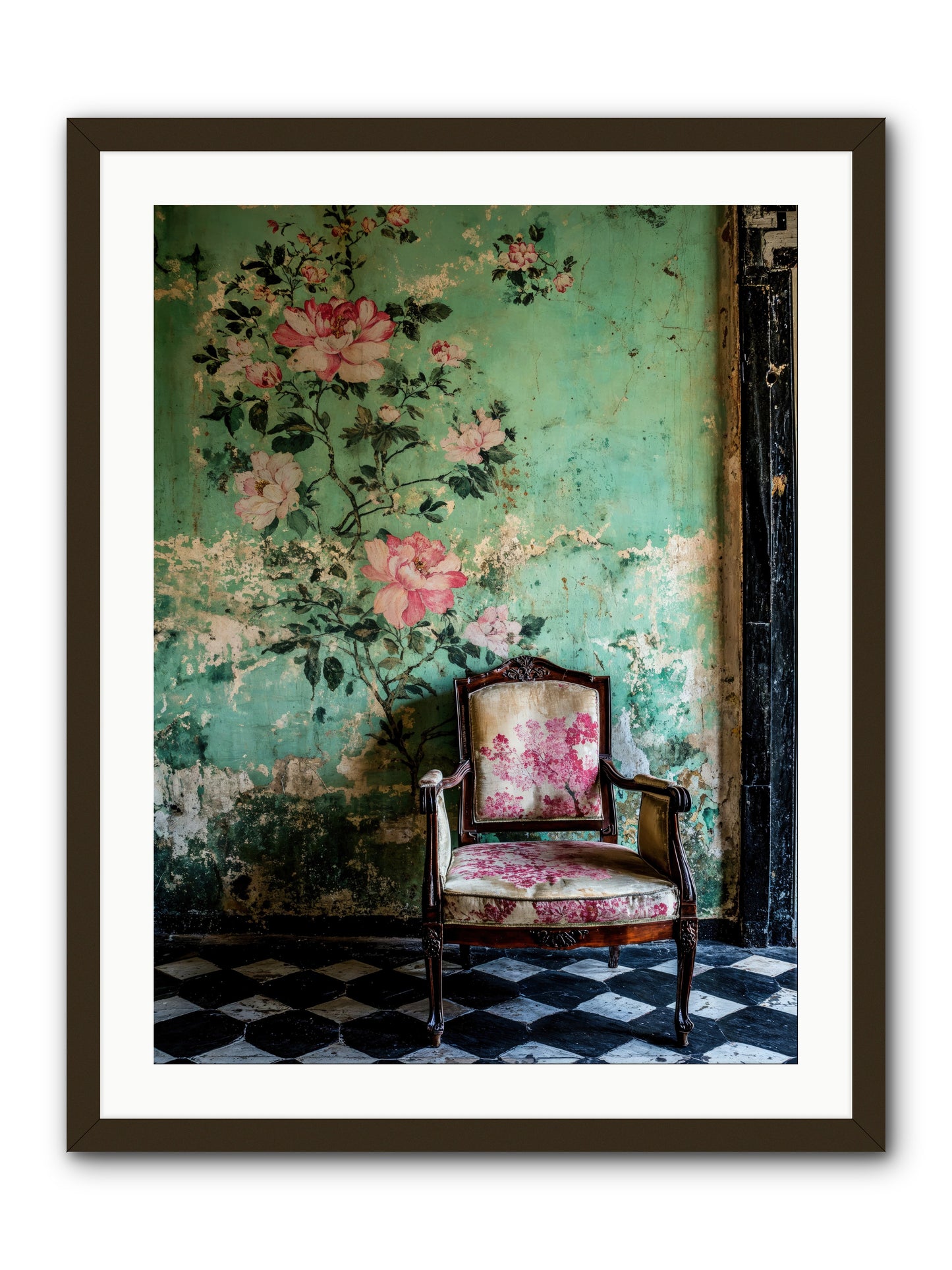 Flora Prophecies -- Framed Print - Black 24x32