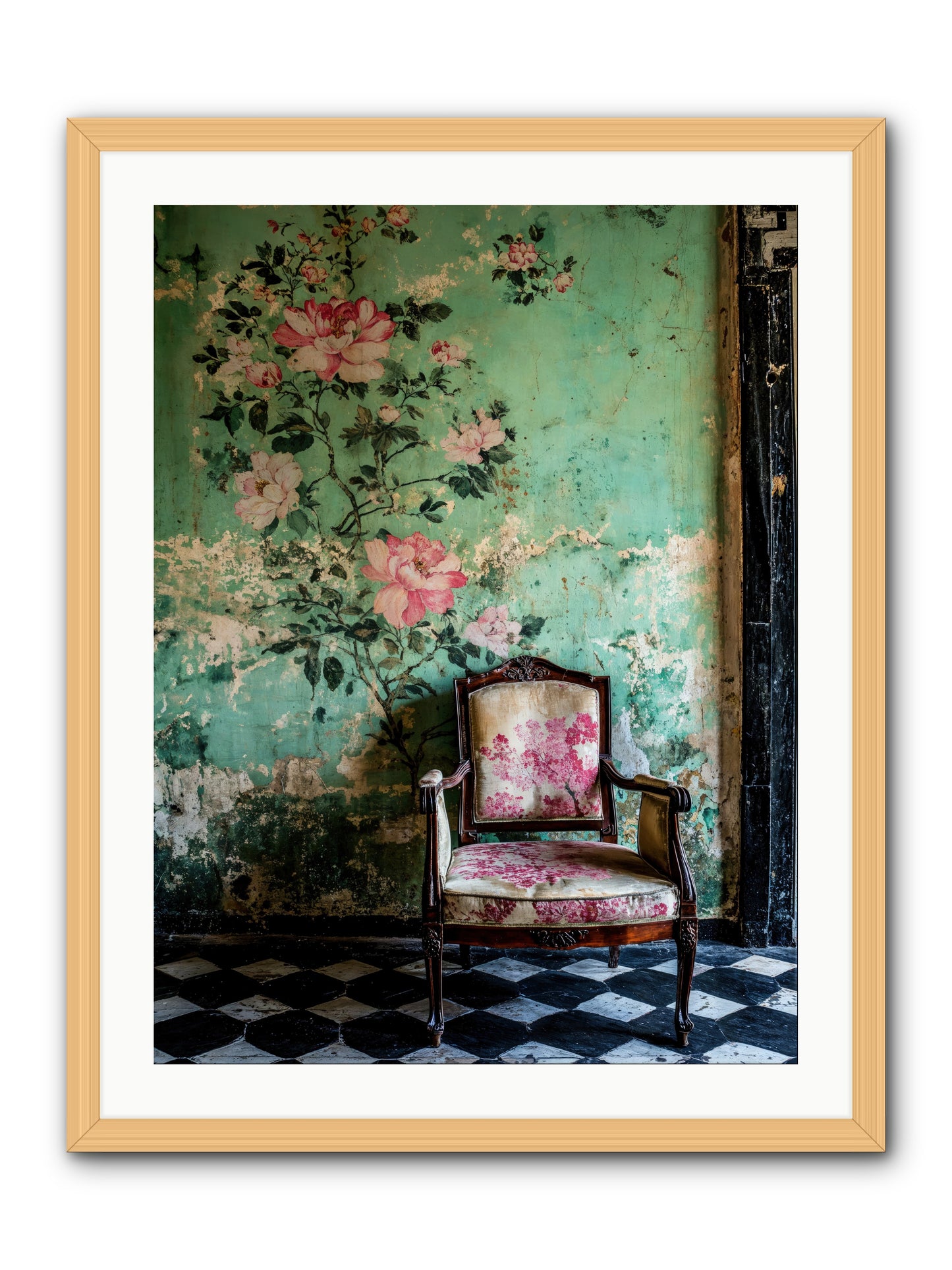 Flora Prophecies -- Framed Print - Natural 24x32
