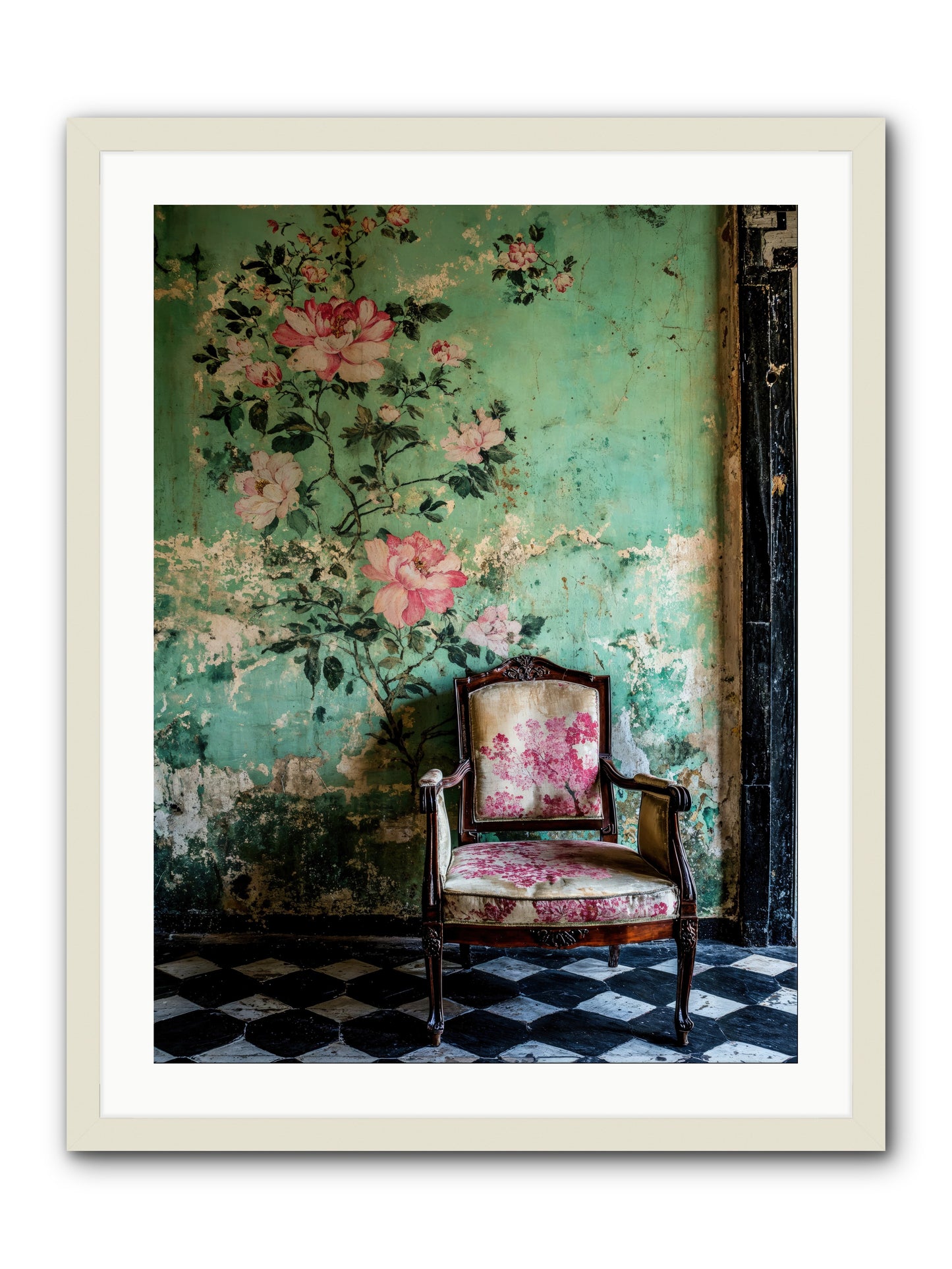 Flora Prophecies -- Framed Print - White 24x32