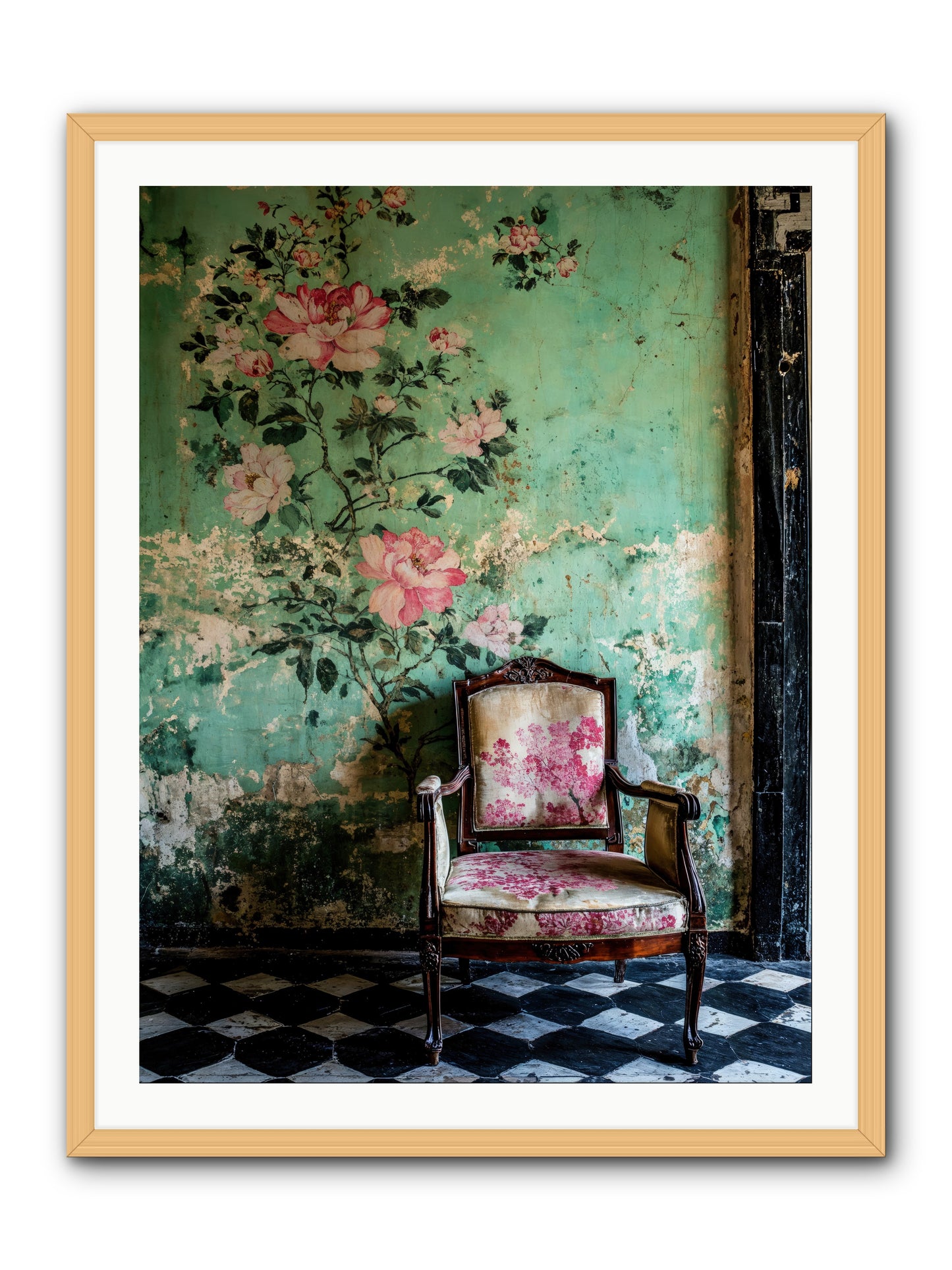 Flora Prophecies -- Framed Print - Natural 30x40