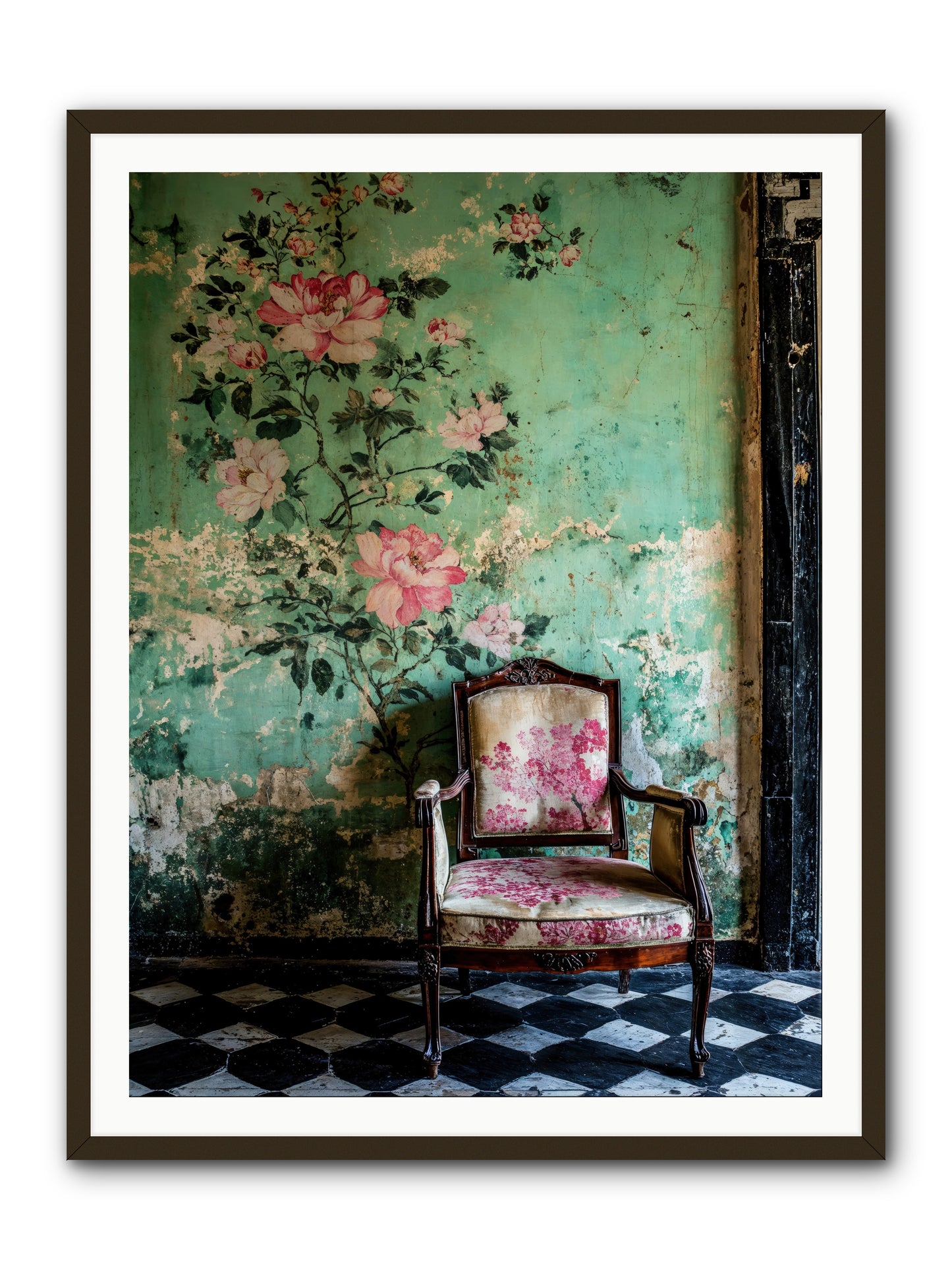Flora Prophecies -- Framed Print - Black 36x48