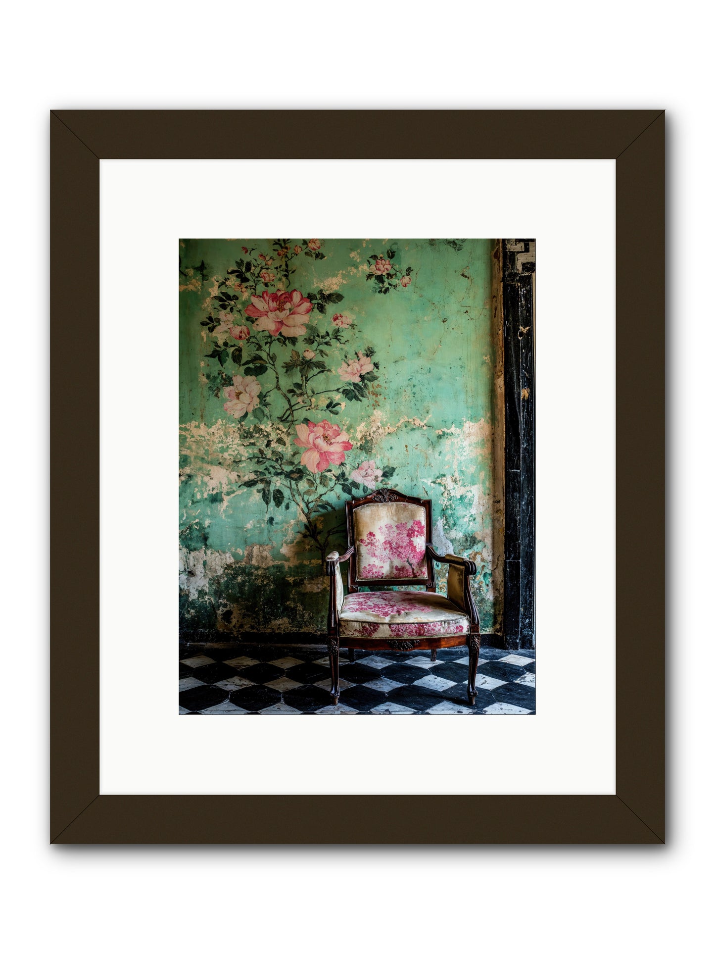 Flora Prophecies -- Framed Print - Black 9x12
