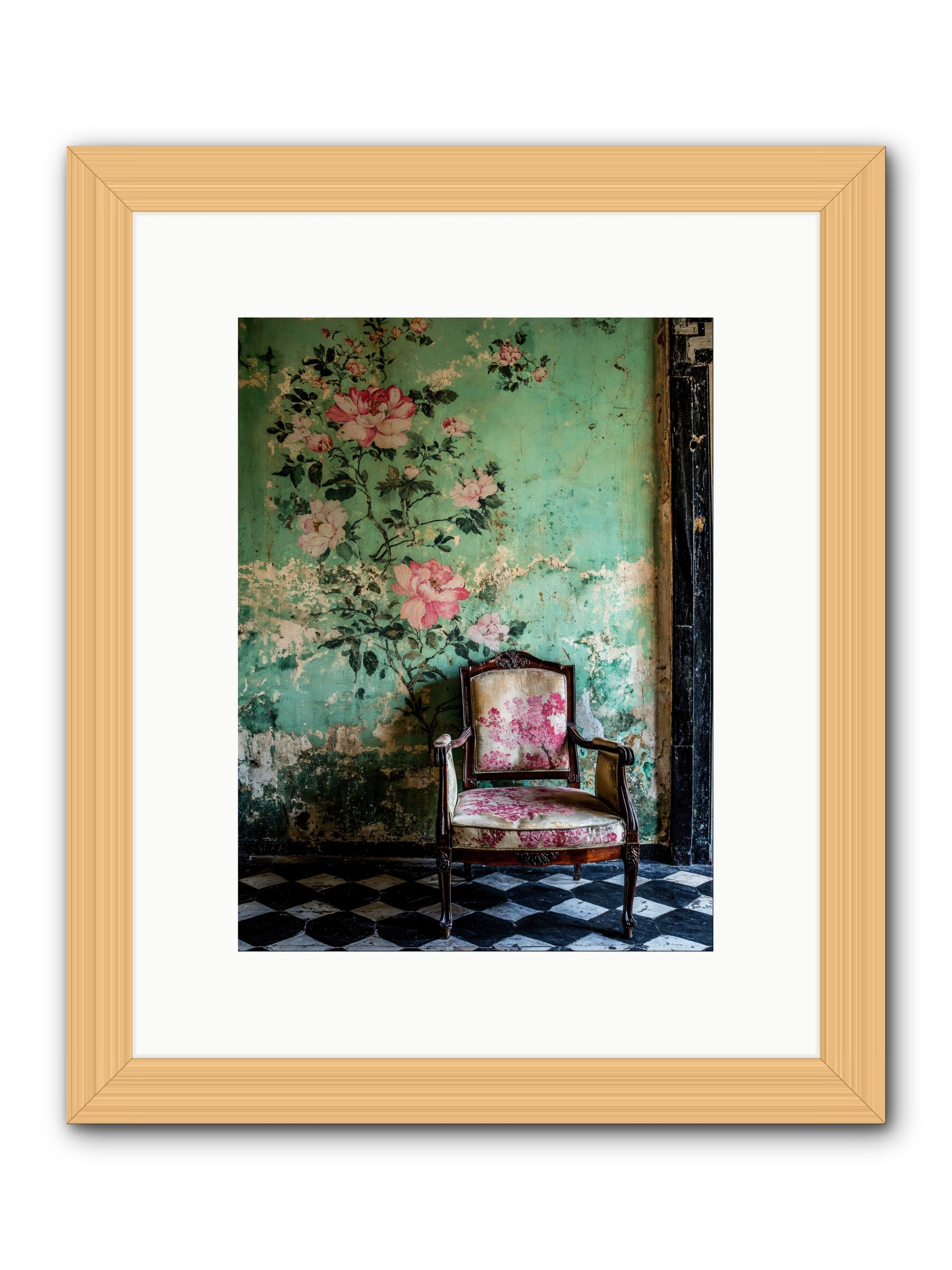 Flora Prophecies -- Framed Print - Natural 9x12
