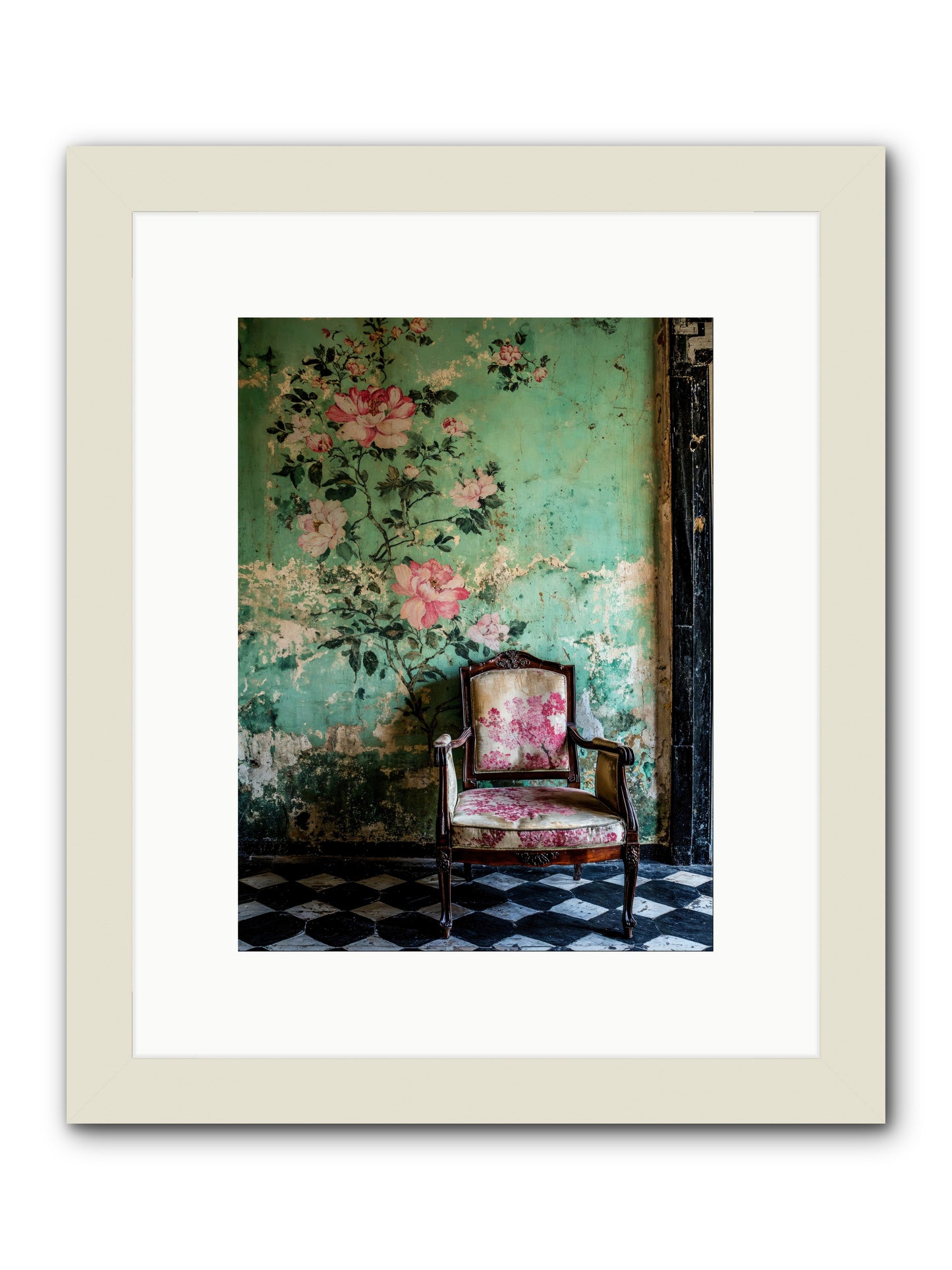 Flora Prophecies -- Framed Print - White 9x12
