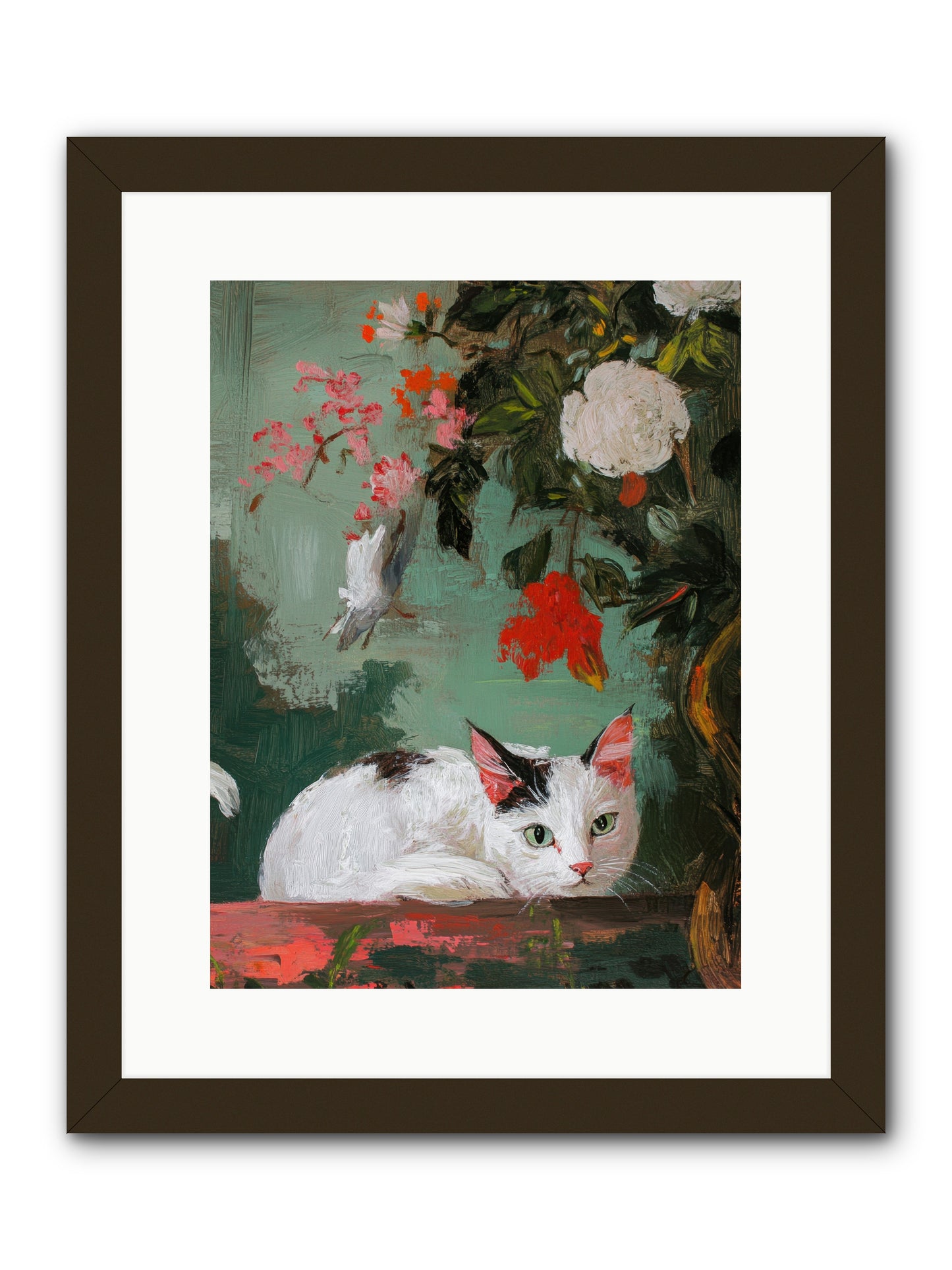 Floral Debutante -- Framed Print - Black 12x16