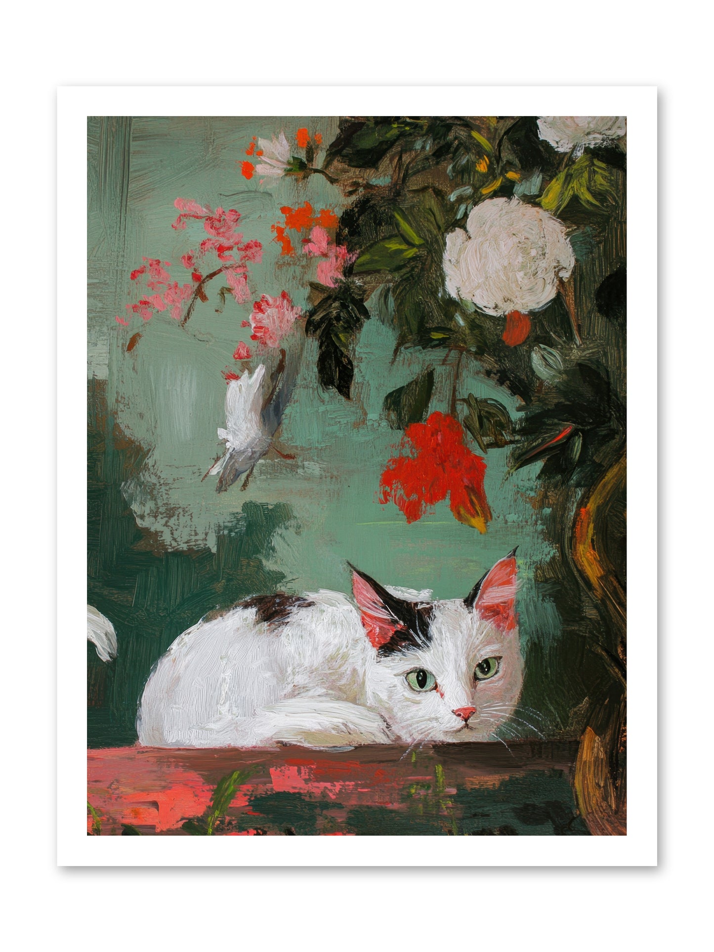 Floral Debutante -- Loose Canvas Print 18x24