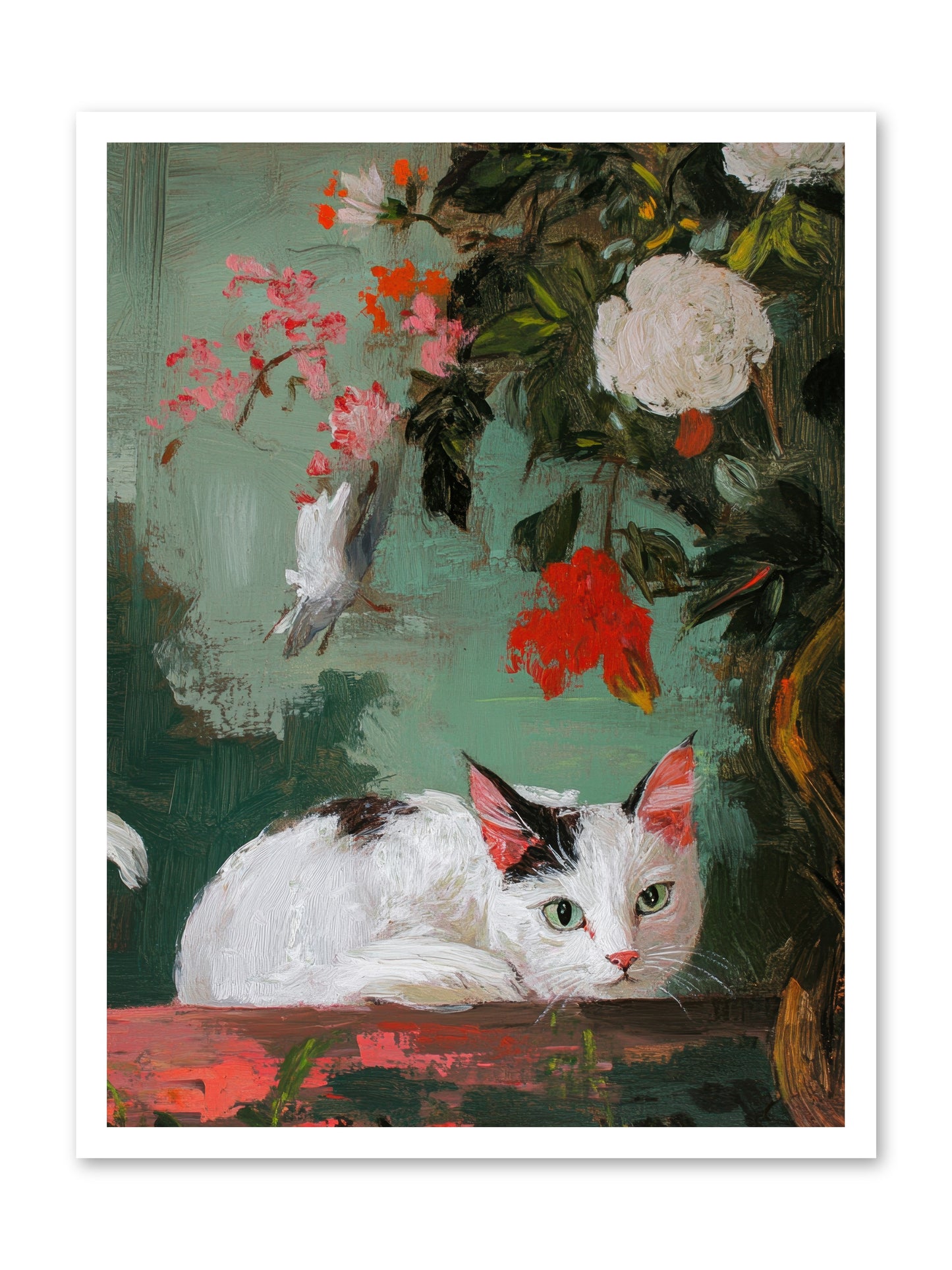 Floral Debutante -- Paper Print 24x32