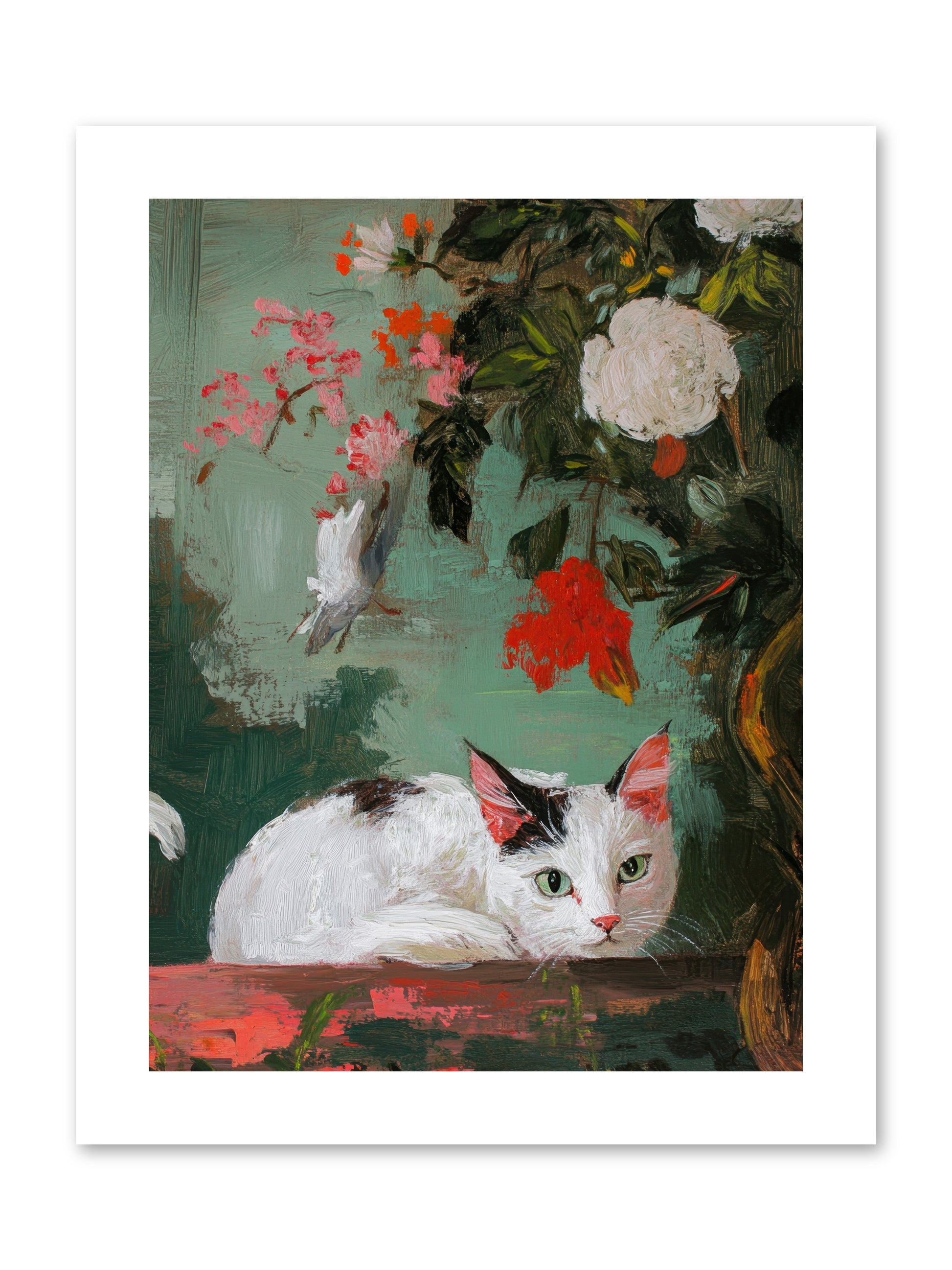 Floral Debutante -- Paper Print 9x12
