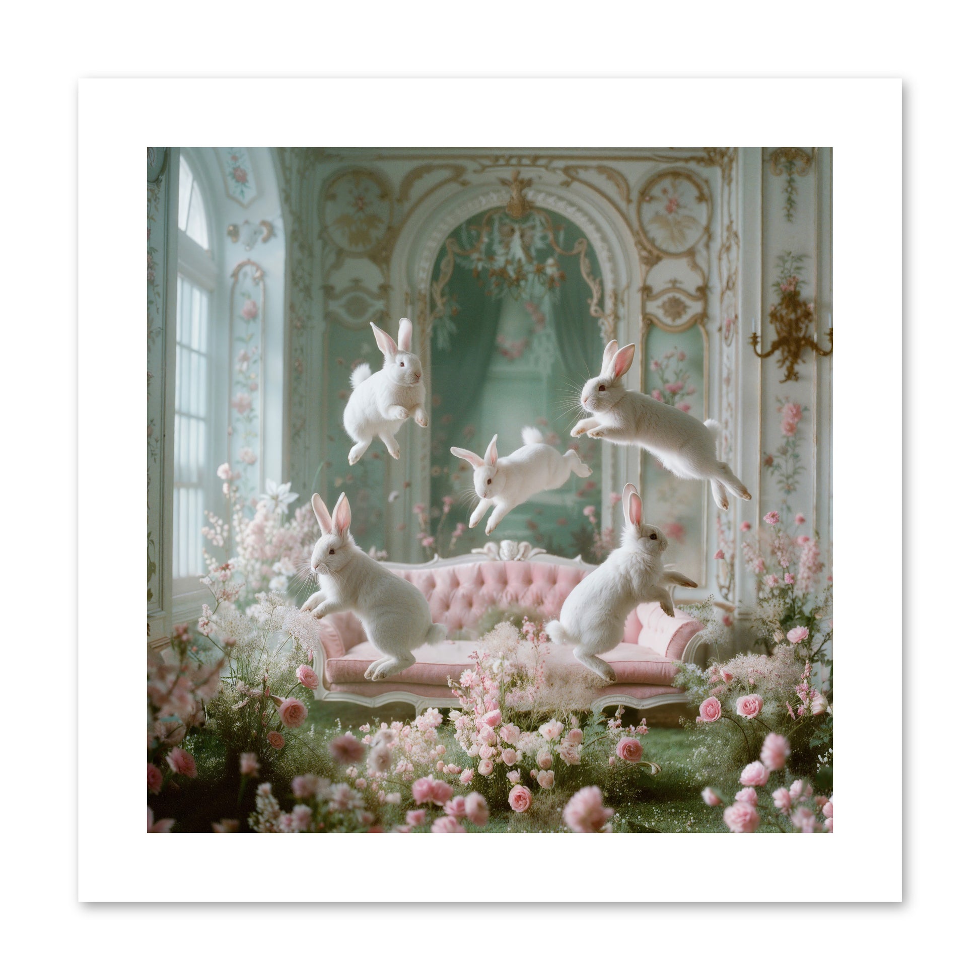 Floral Felicity -- Paper Print 10x10