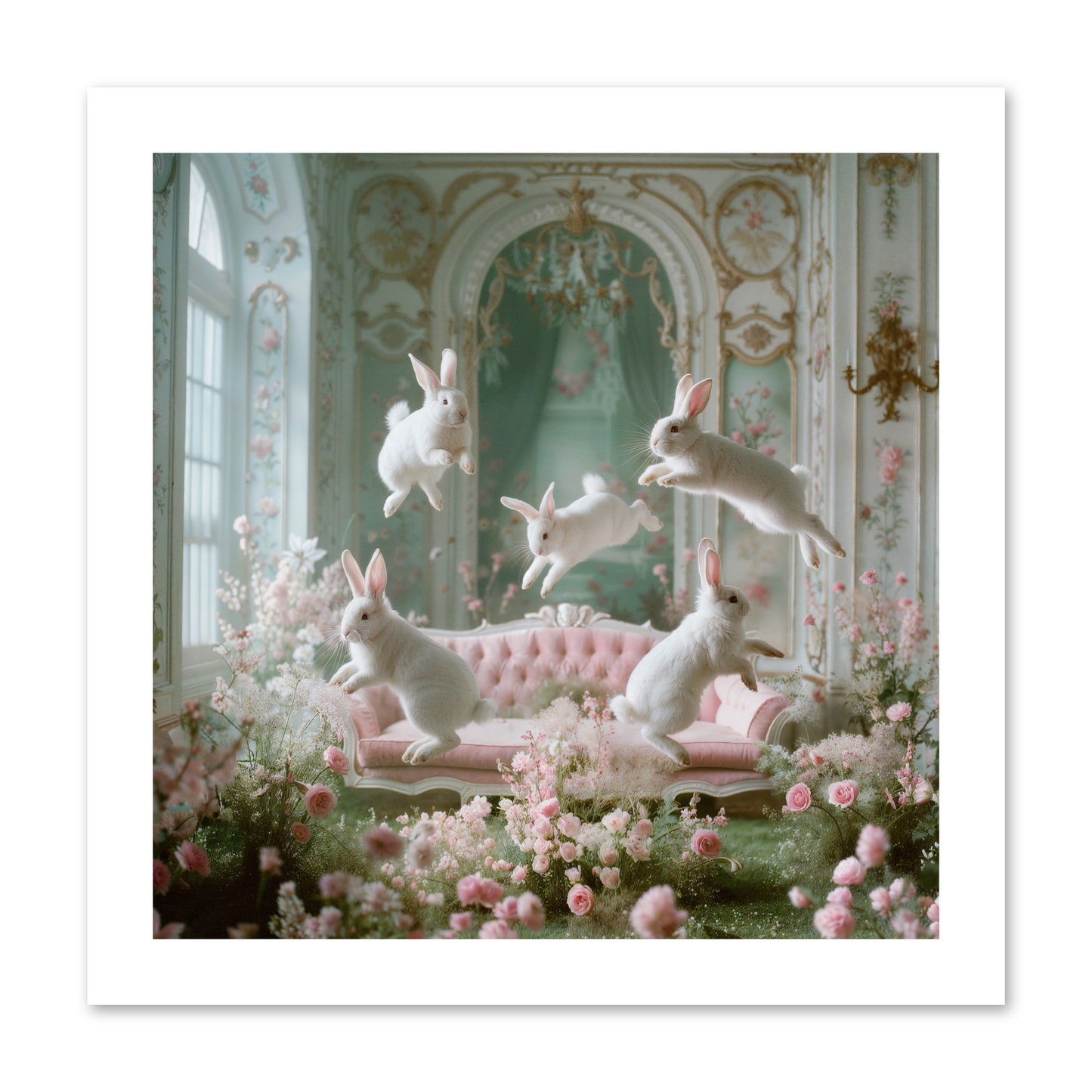 Floral Felicity -- Paper Print 12x12