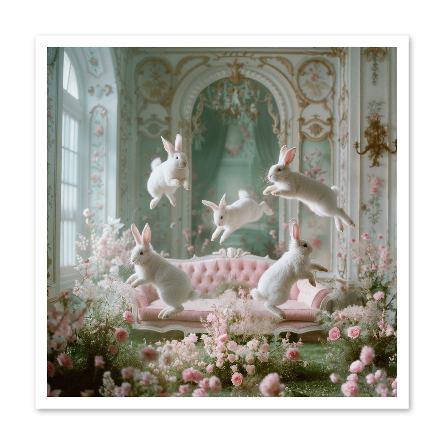Floral Felicity -- Paper Print 30x30