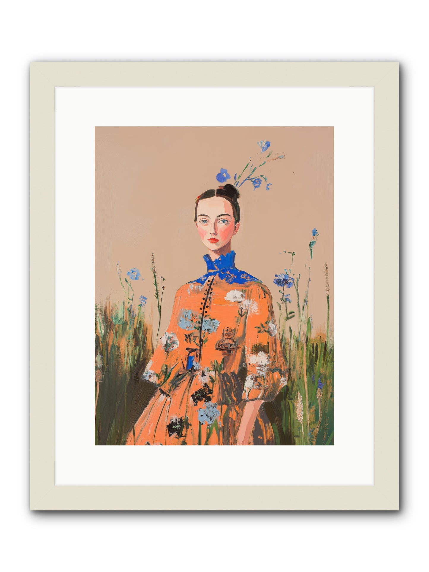 Florence Wintervale-REZ -- Framed Print - White 12x16