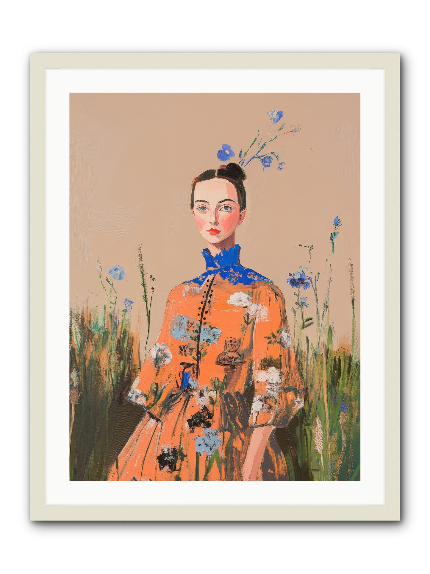 Florence Wintervale-REZ -- Framed Print - White 24x32