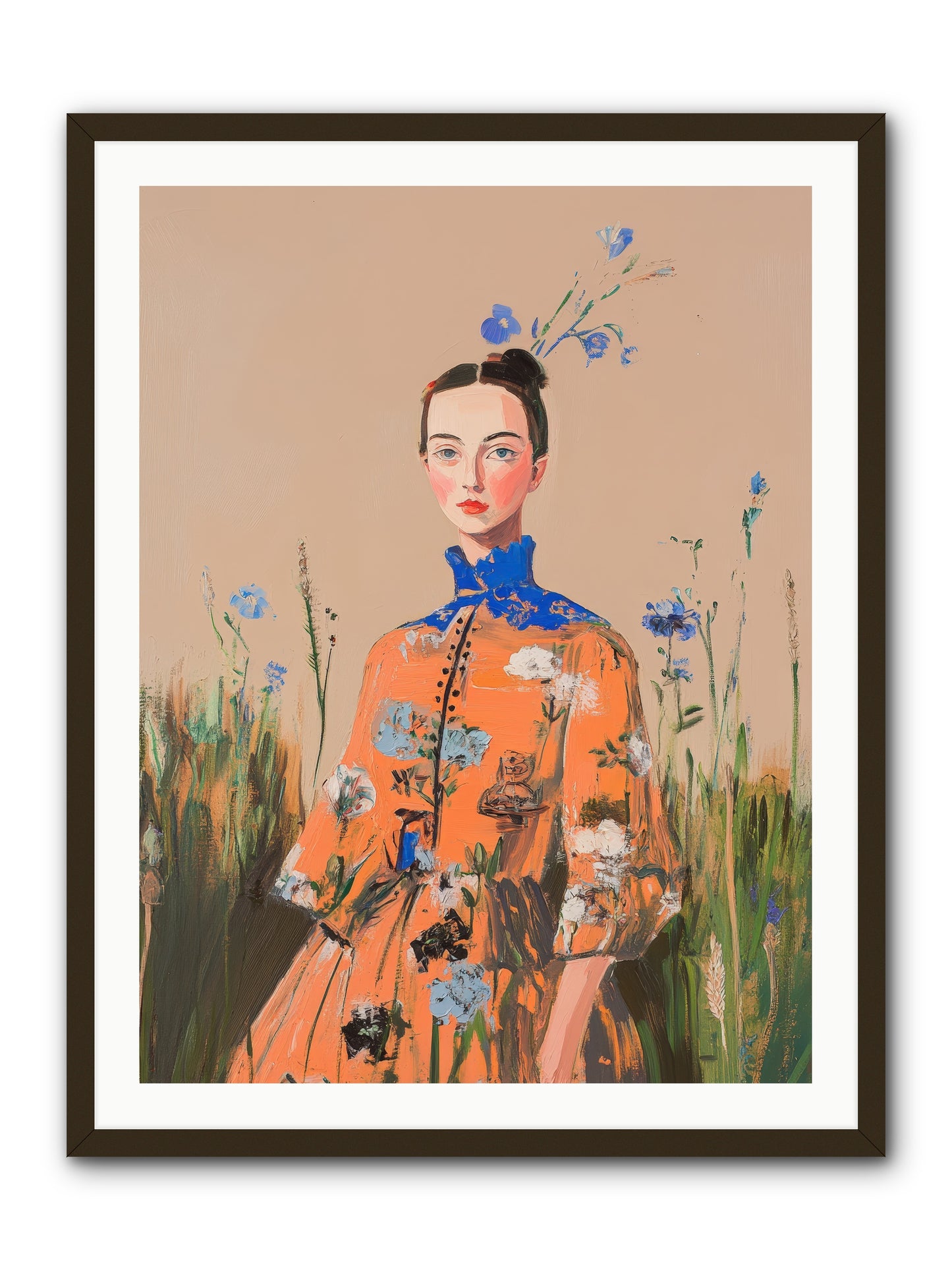 Florence Wintervale-REZ -- Framed Print - Black 30x40