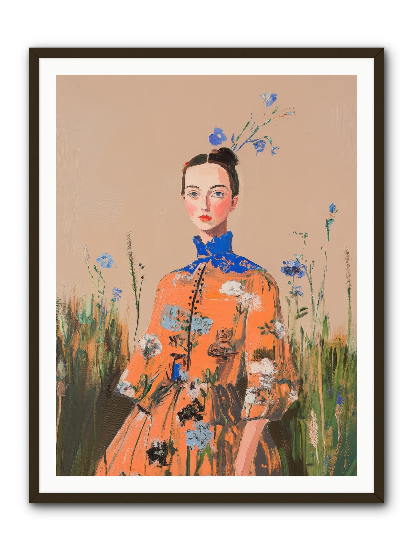 Florence Wintervale-REZ -- Framed Print - Black 36x48
