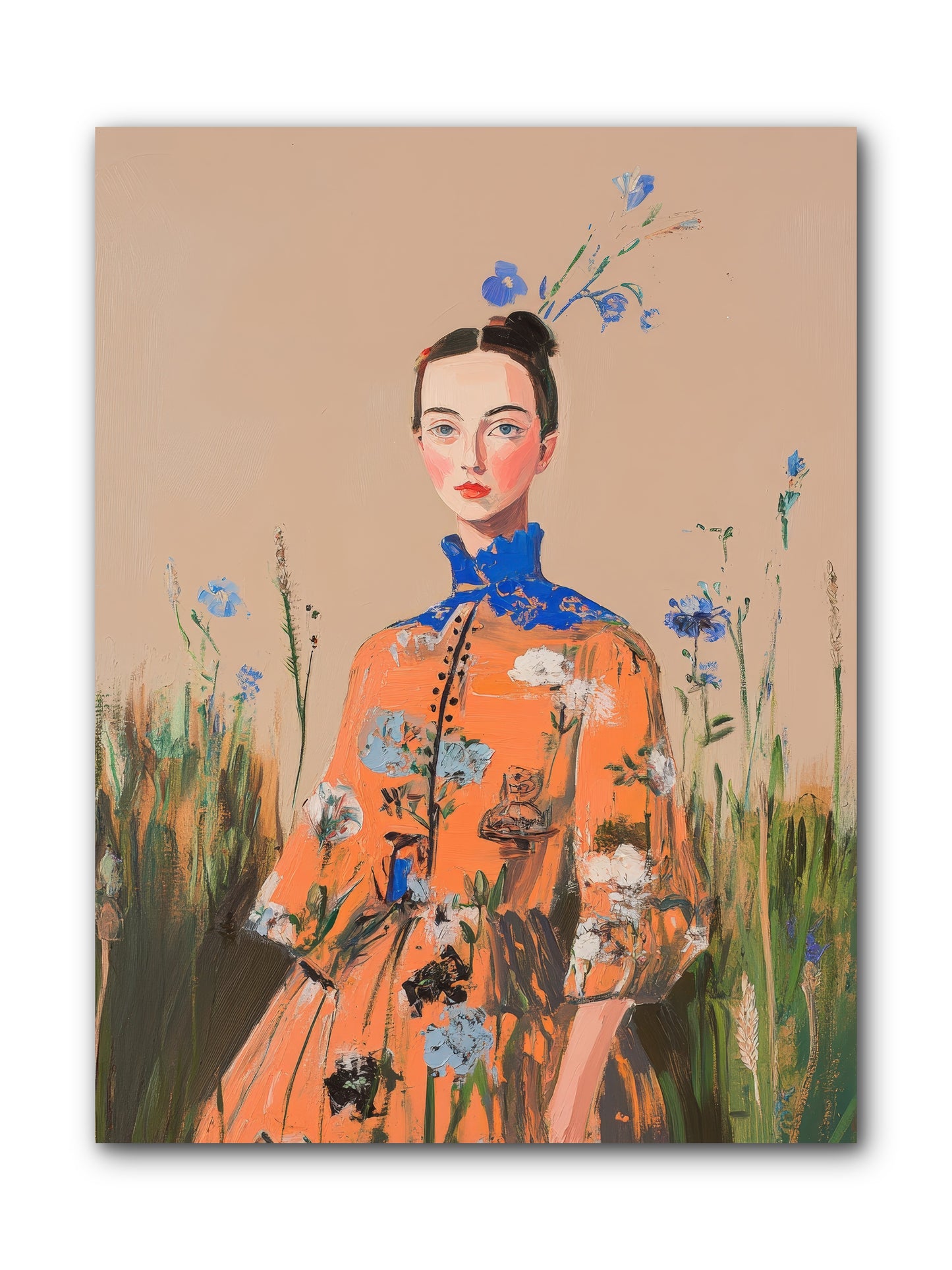 Florence Wintervale-REZ -- Wrapped Canvas 9x12