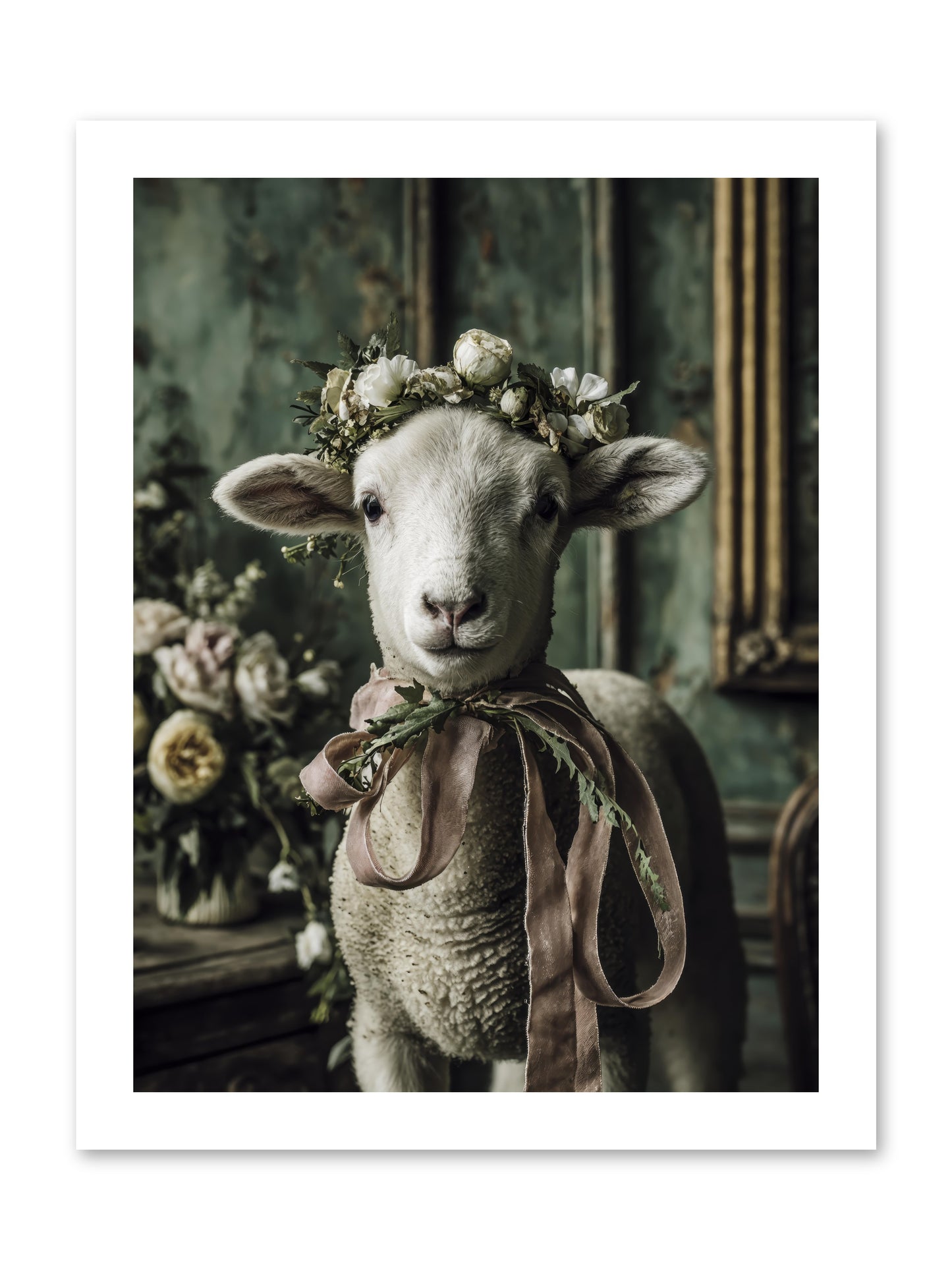 Florette -- Loose Canvas Print 12x16