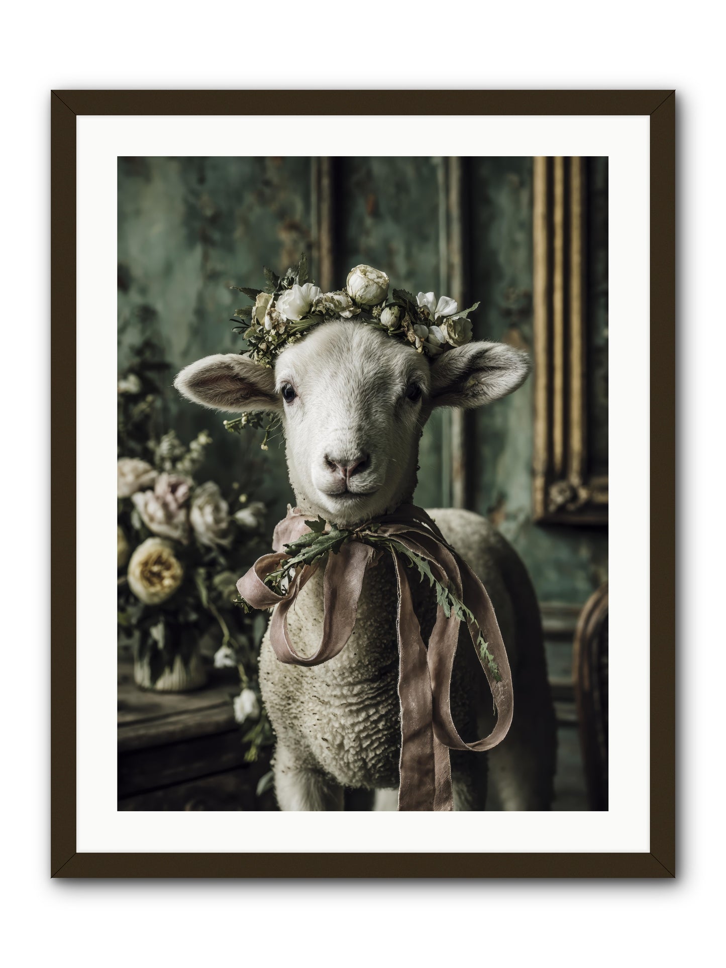 Florette -- Framed Print - Black 24x32