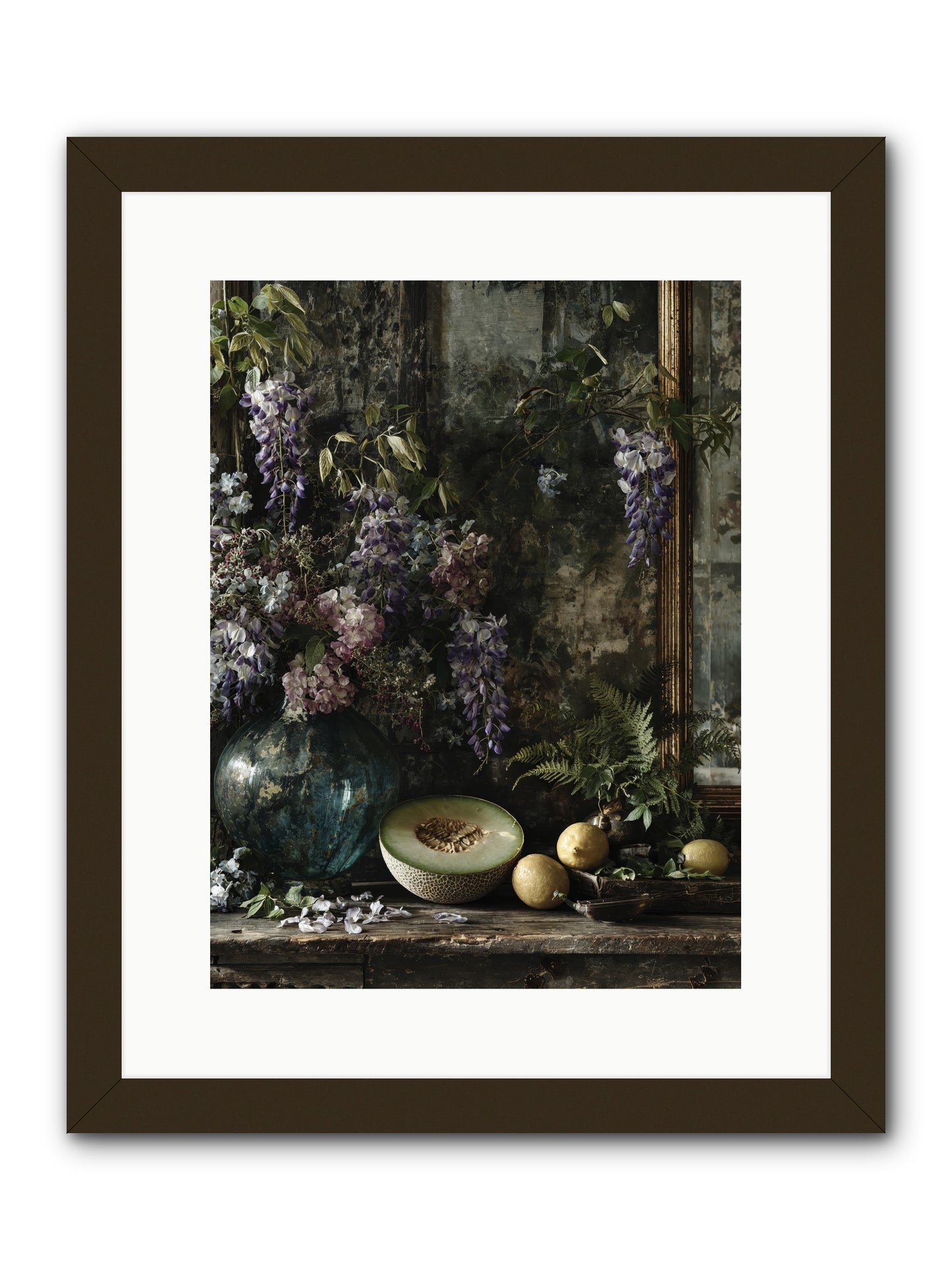 Florrie -- Framed Print - Black 12x16