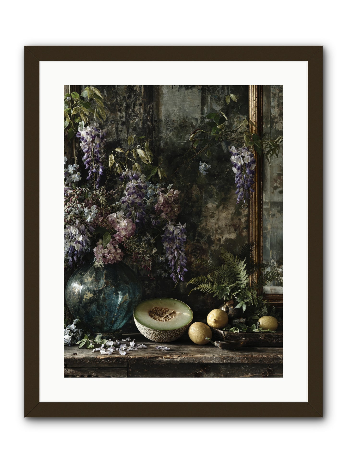 Florrie -- Framed Print - Black 18x24