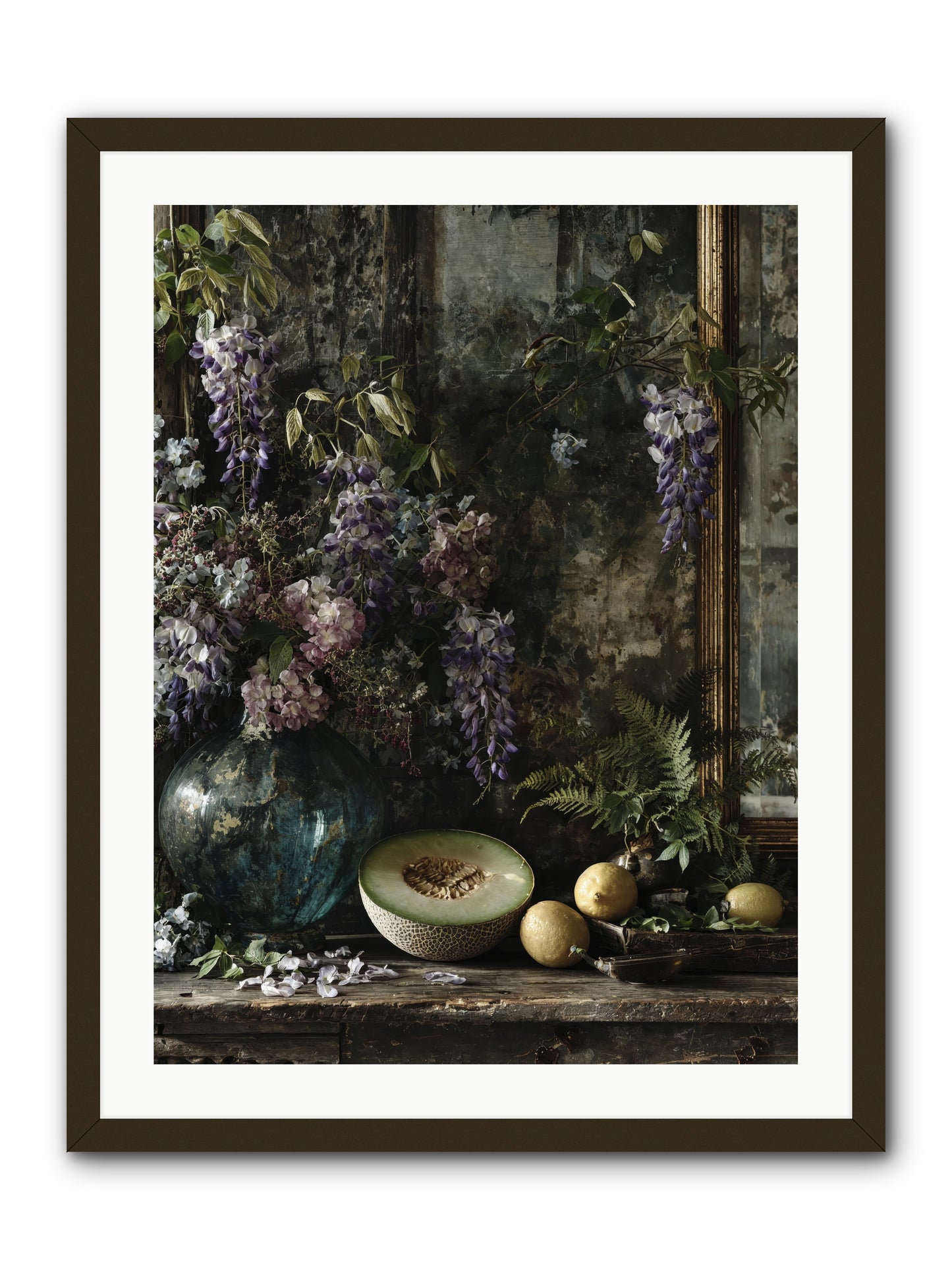 Florrie -- Framed Print - Black 24x32