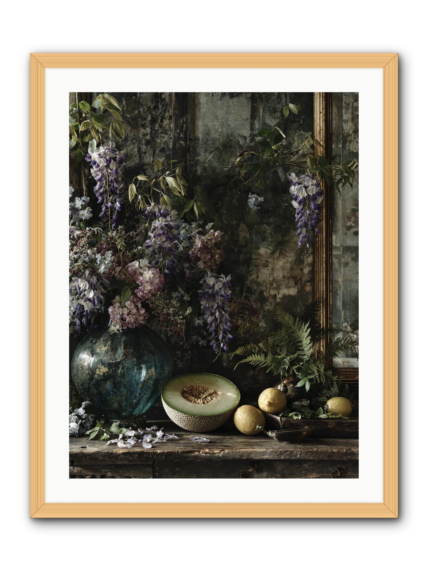 Florrie -- Framed Print - Natural 24x32