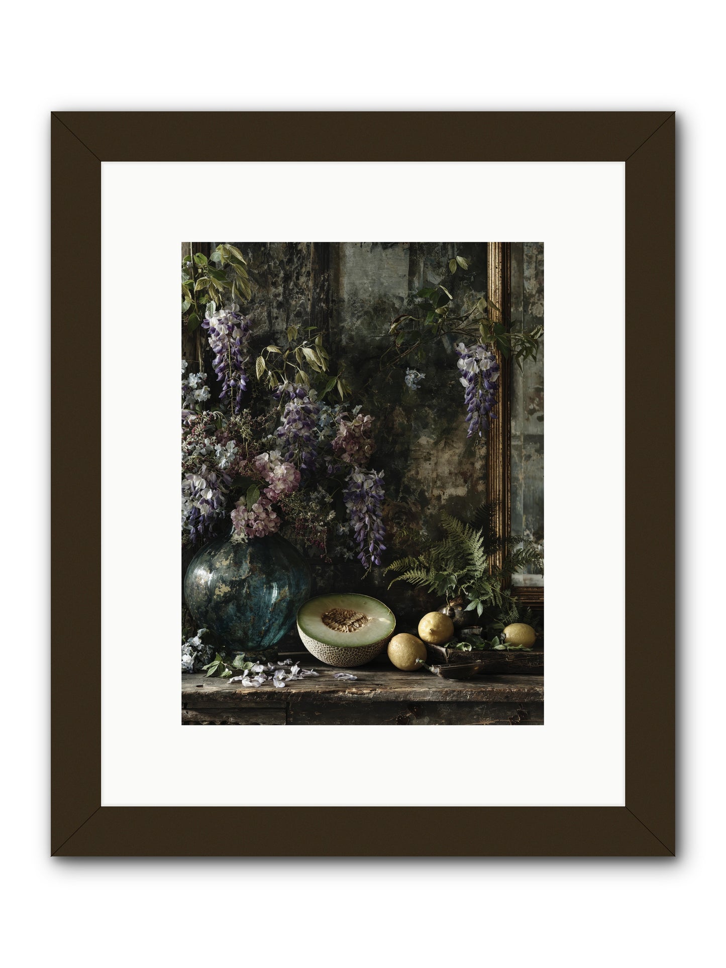 Florrie -- Framed Print - Black 9x12