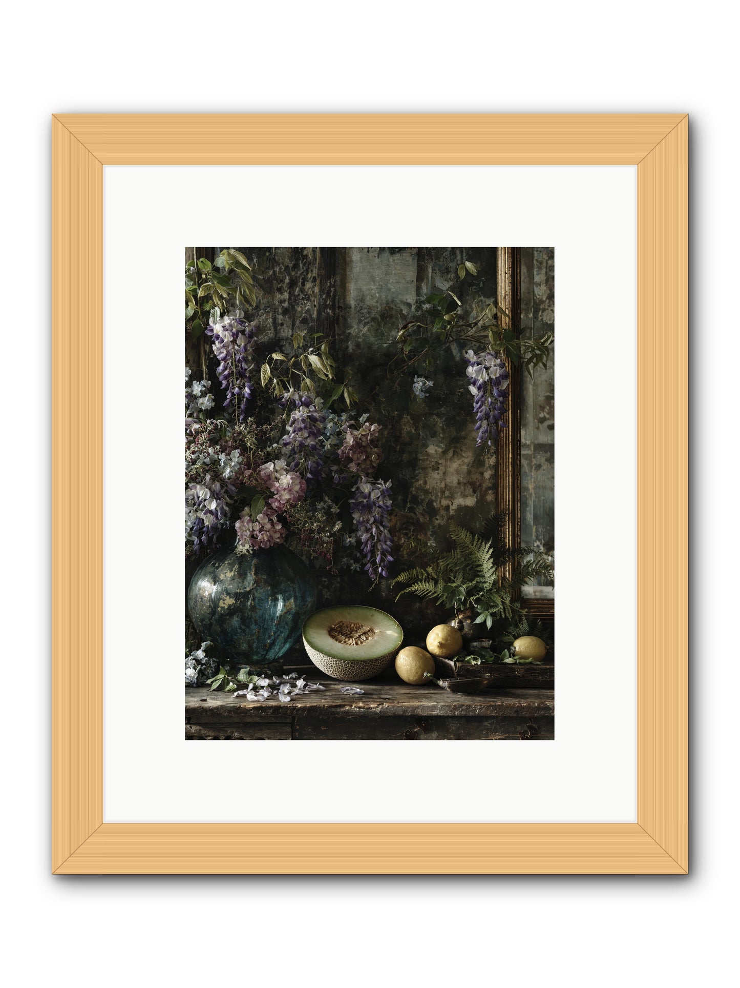 Florrie -- Framed Print - Natural 9x12