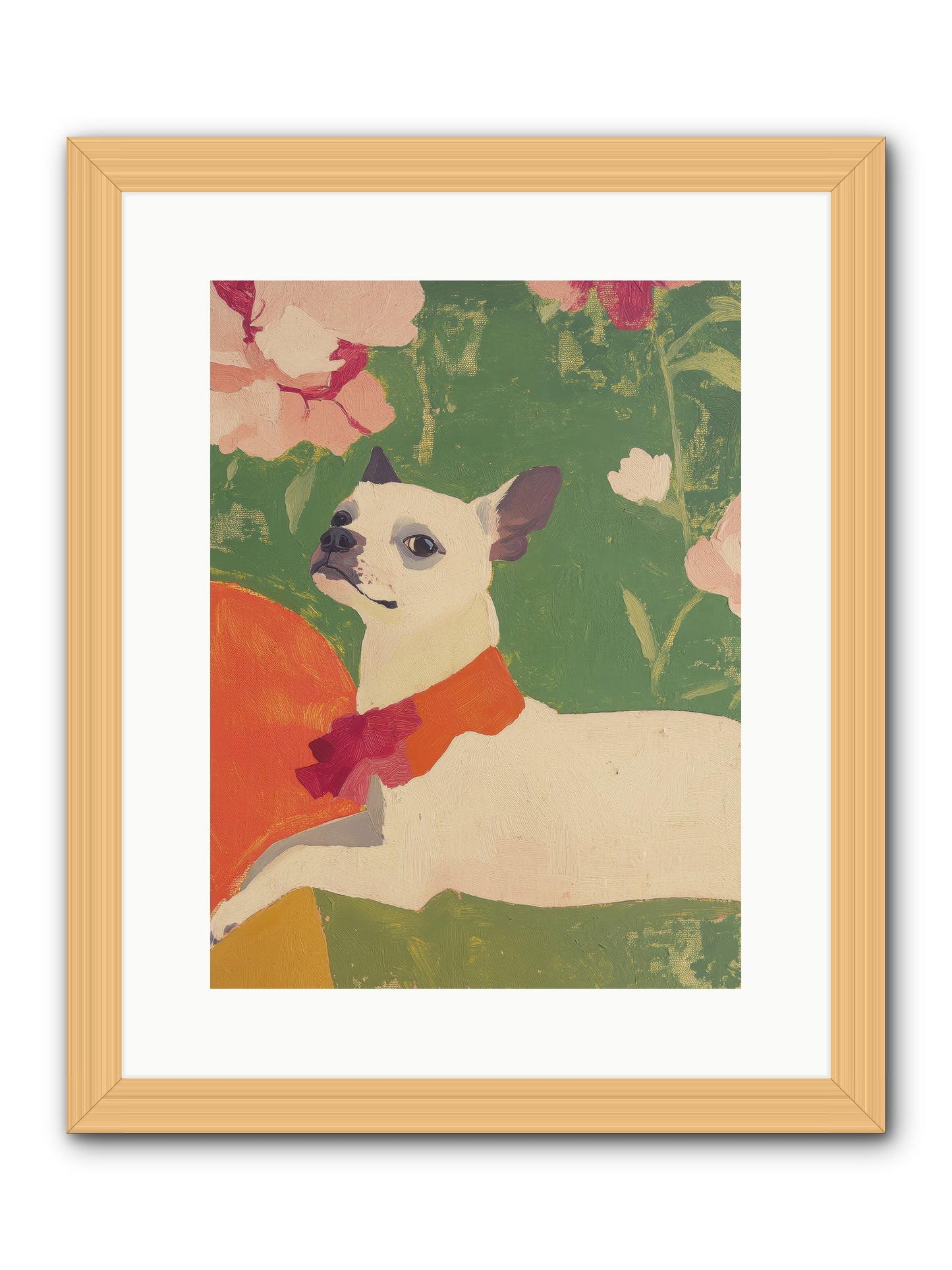 Flower Child -- Framed Print - Natural 12x16