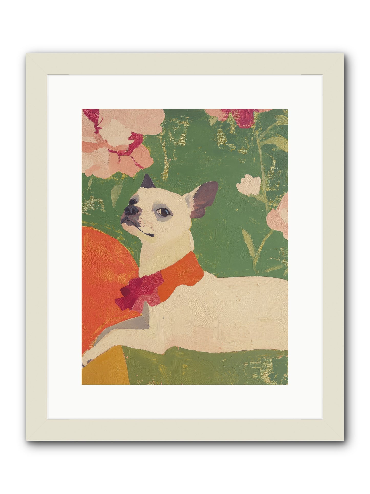 Flower Child -- Framed Print - White 12x16