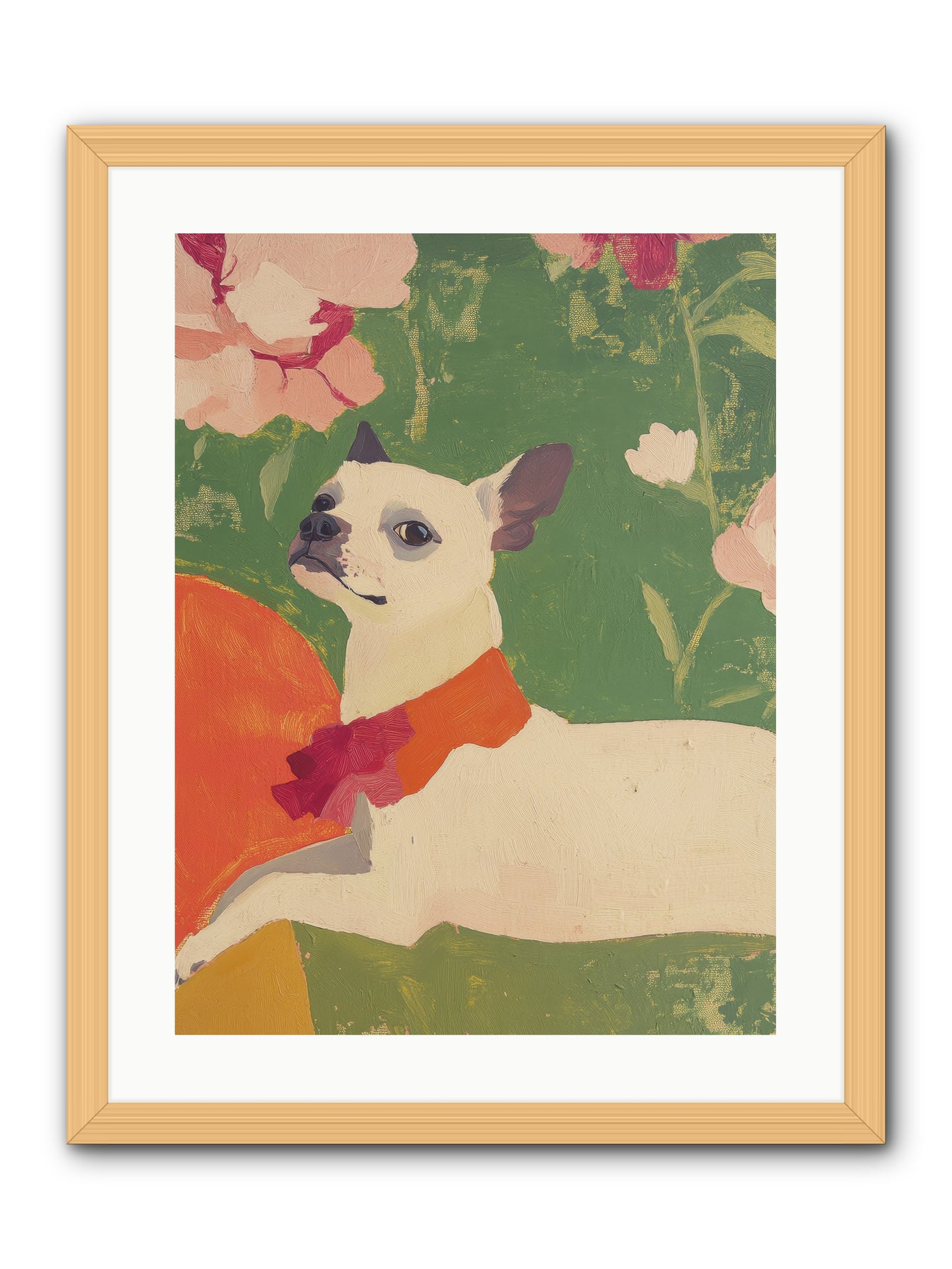 Flower Child -- Framed Print - Natural 18x24