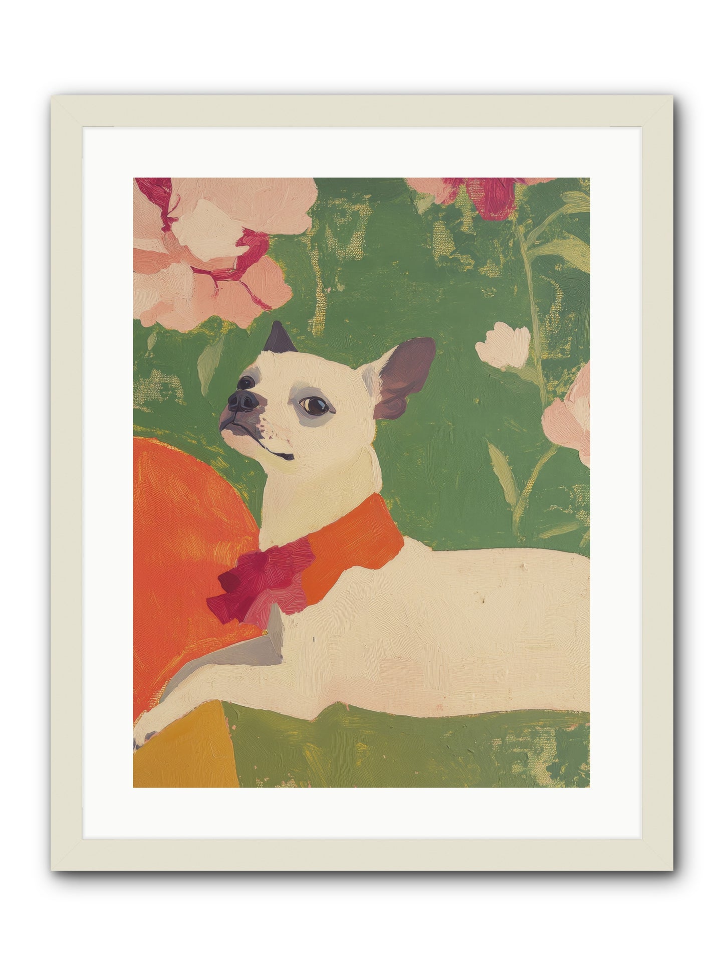 Flower Child -- Framed Print - White 18x24