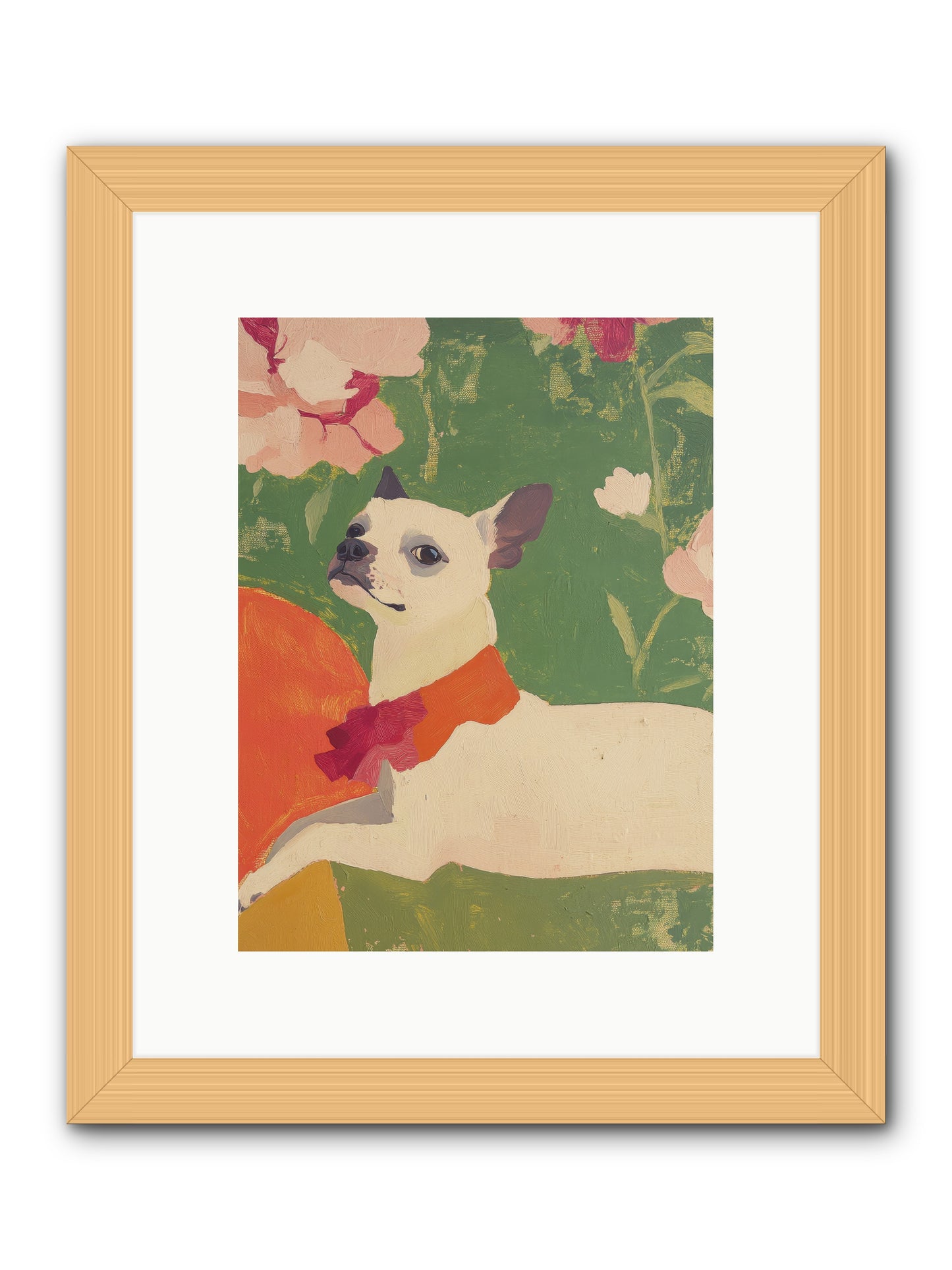 Flower Child -- Framed Print - Natural 9x12