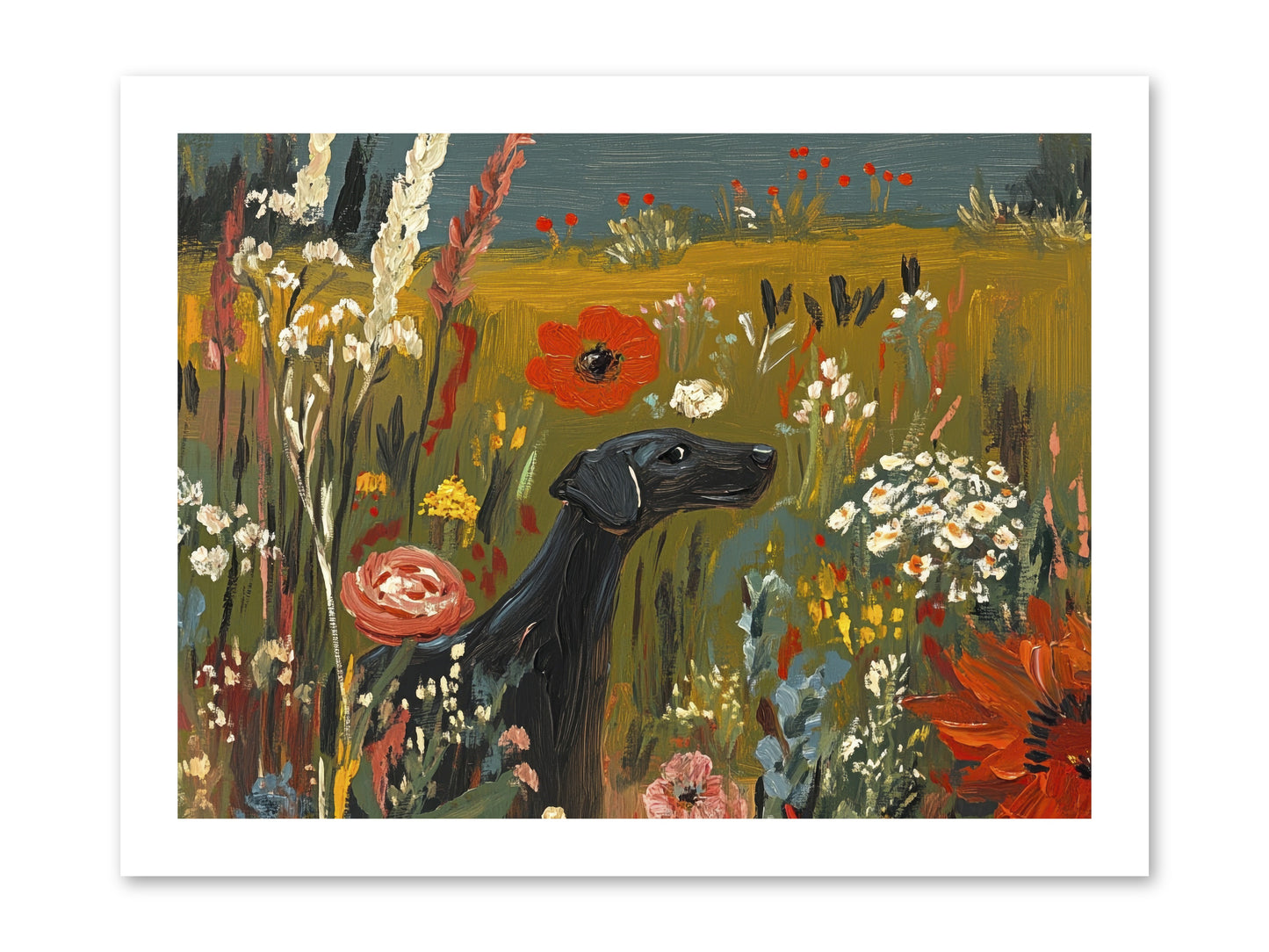 Flowers for My Love -- Loose Canvas Print 16x12