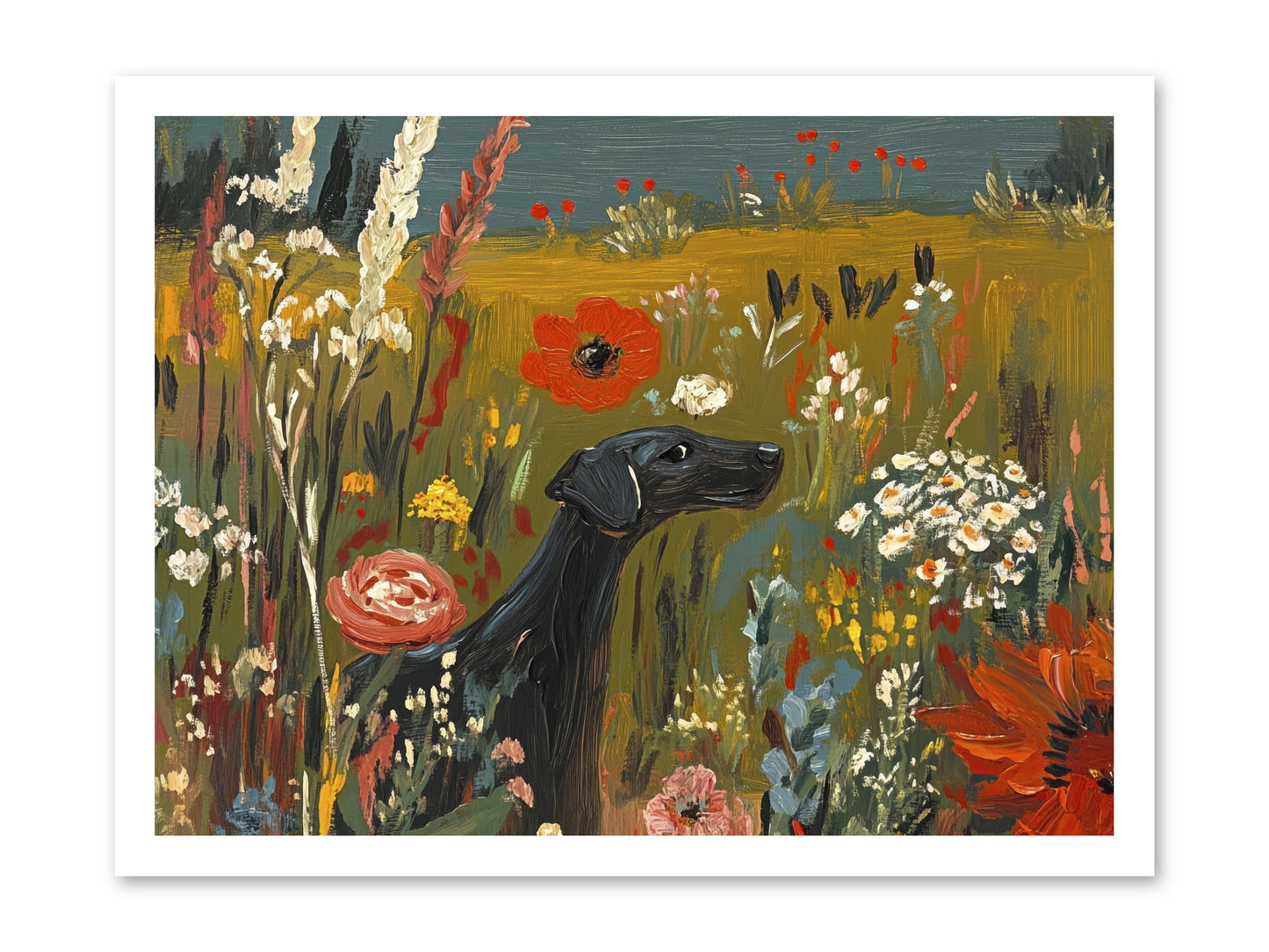 Flowers for My Love -- Loose Canvas Print 24x18