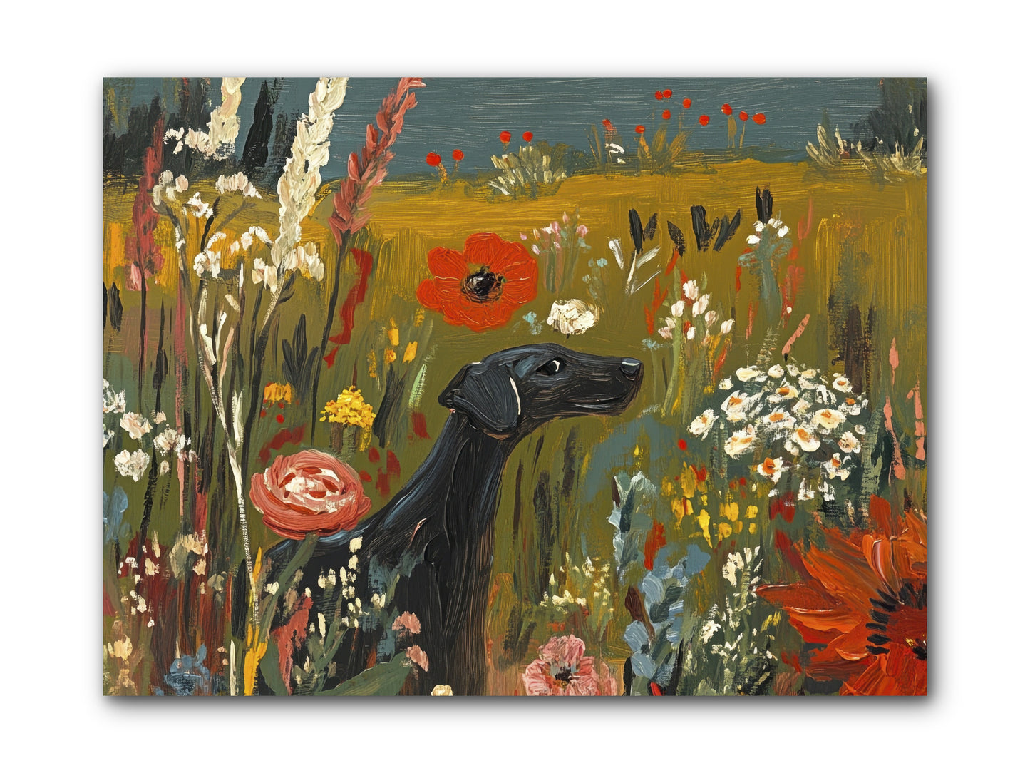 Flowers for My Love -- Wrapped Canvas 12x9