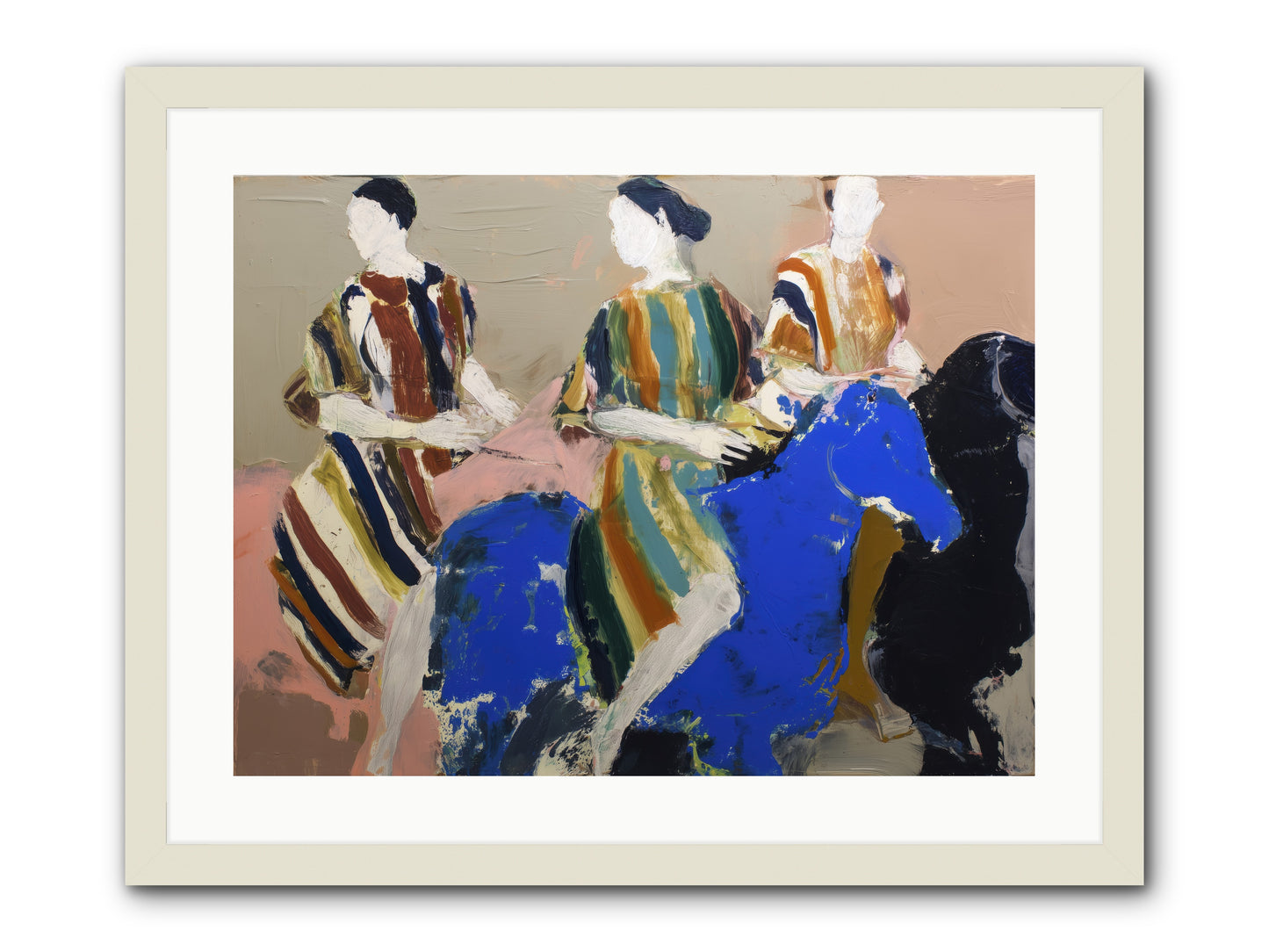 Folded Dawn -- Framed Print - White 24x18