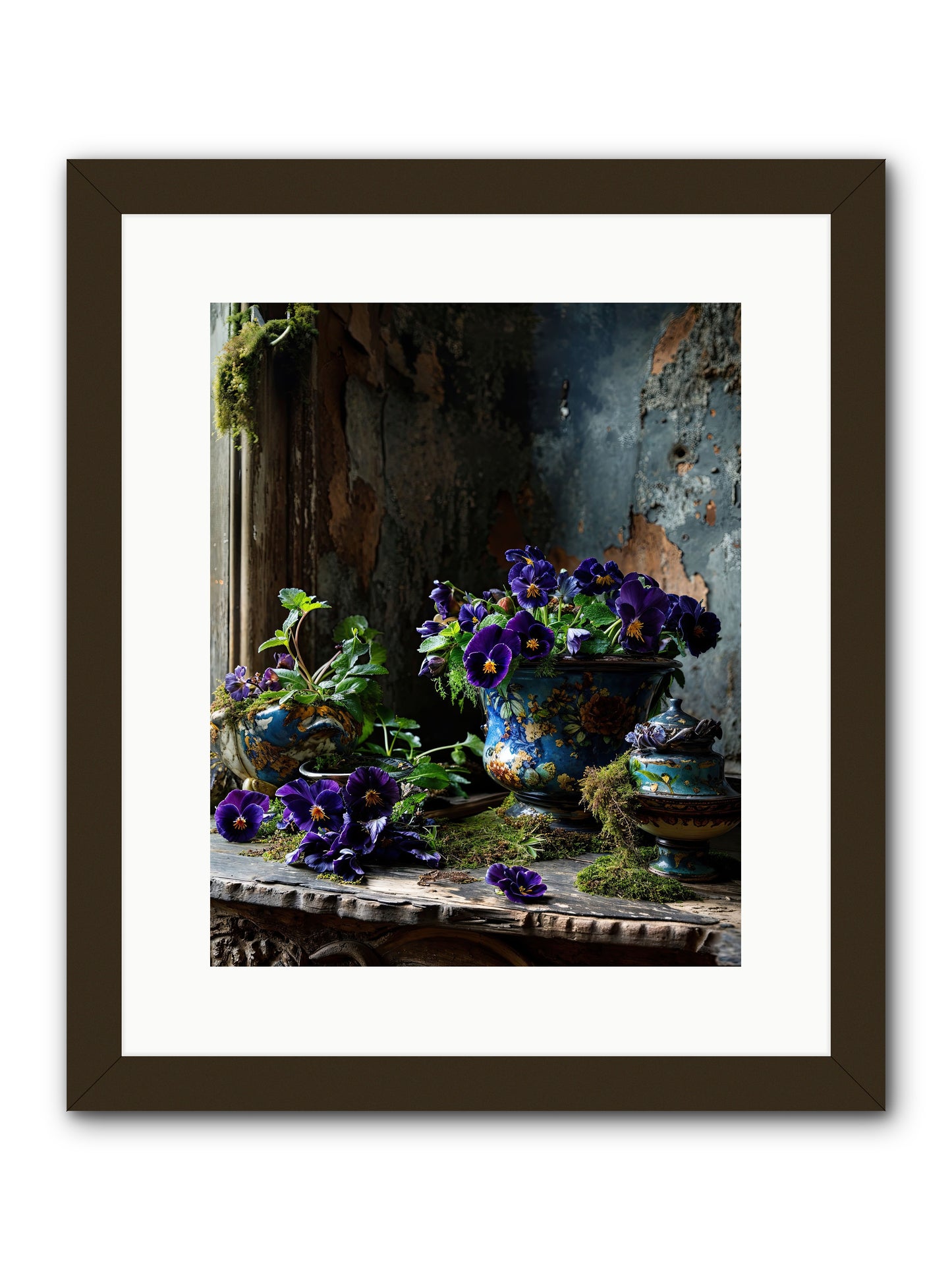 Folly's Fare -- Framed Print - Black 12x15